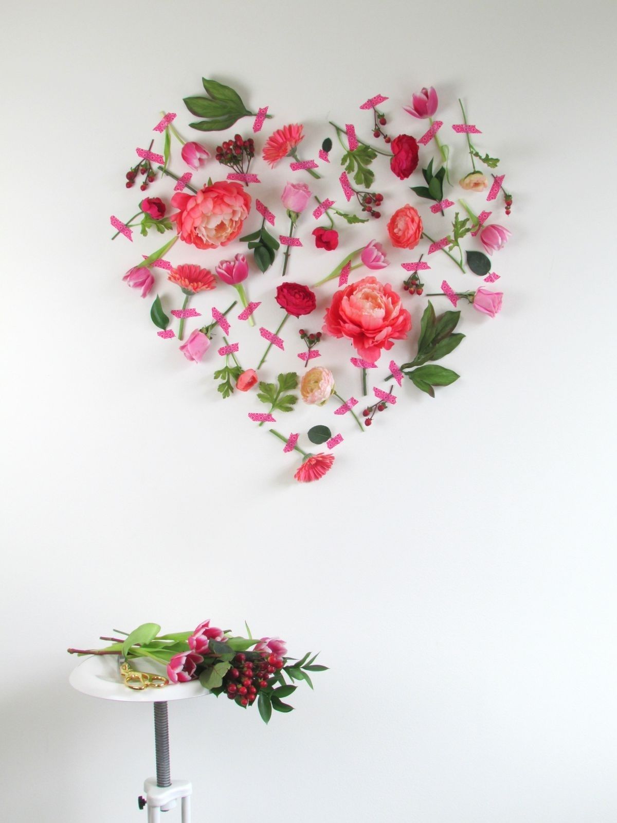 Floral Wall Art Regarding Best And Newest Valentines Day Flower Cool Flower Wall Art – Wall Decoration Ideas (Photo 9 of 20)