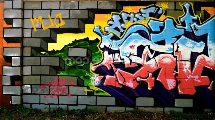 Graffiti Wall Art Throughout 2018 Graffiti Wallpaper & Wall Murals (View 10 of 20)