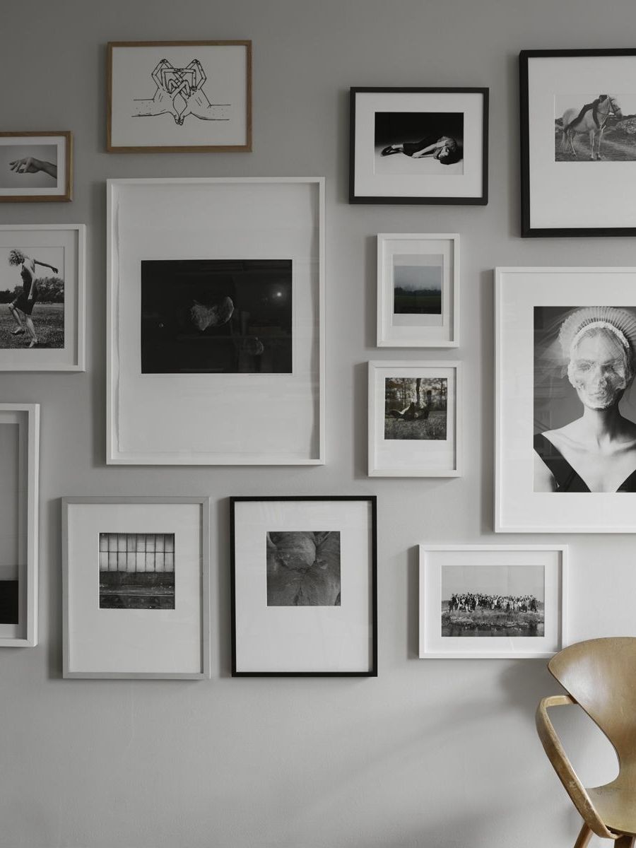 Grey And White Wall Art With Most Popular Beautiful Black And White Picture Wall On A Light Grey Wall (View 11 of 20)