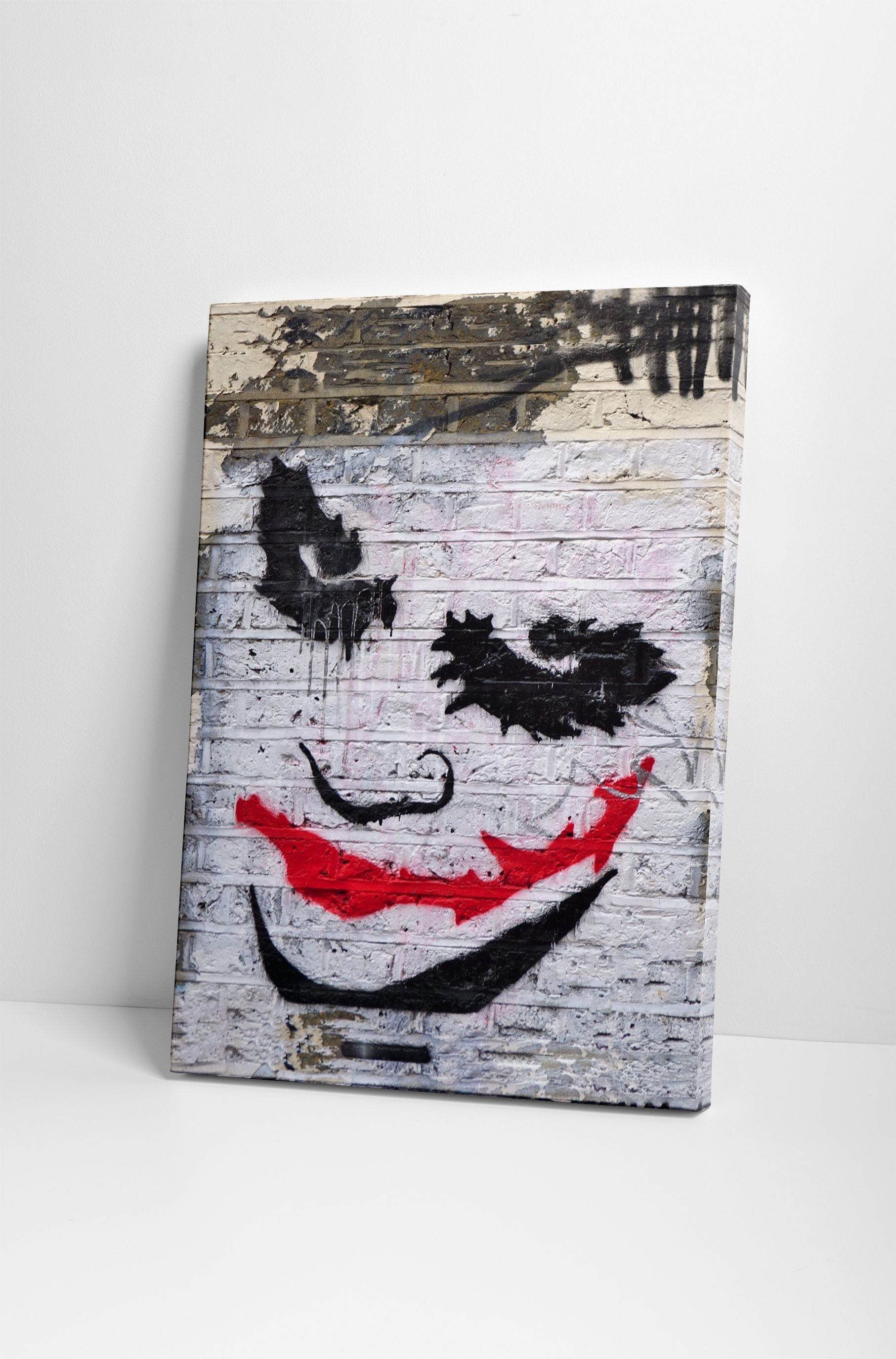 Joker Wall Art With Regard To 2017 Banksy Batman Joker Canvas Wall Art (Photo 1 of 20)