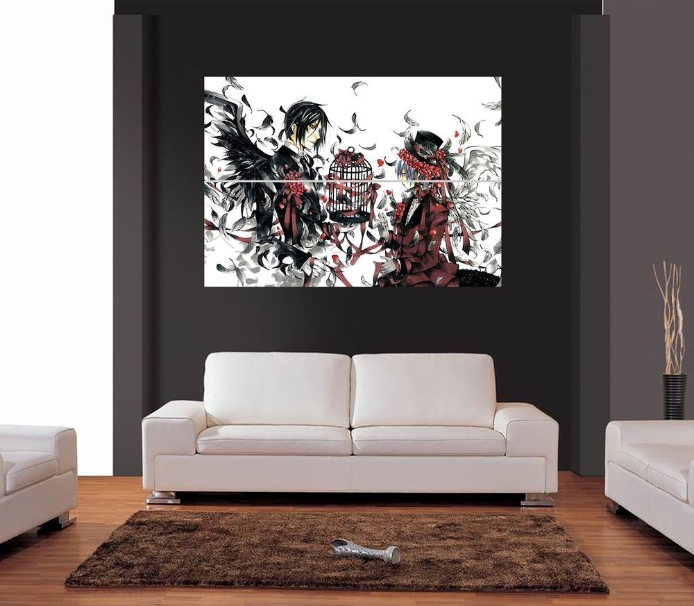 Latest Kuroshitsuji Black Butler Anime Ref 03 Giant Wall Art Print Picture Within Giant Wall Art (View 1 of 20)