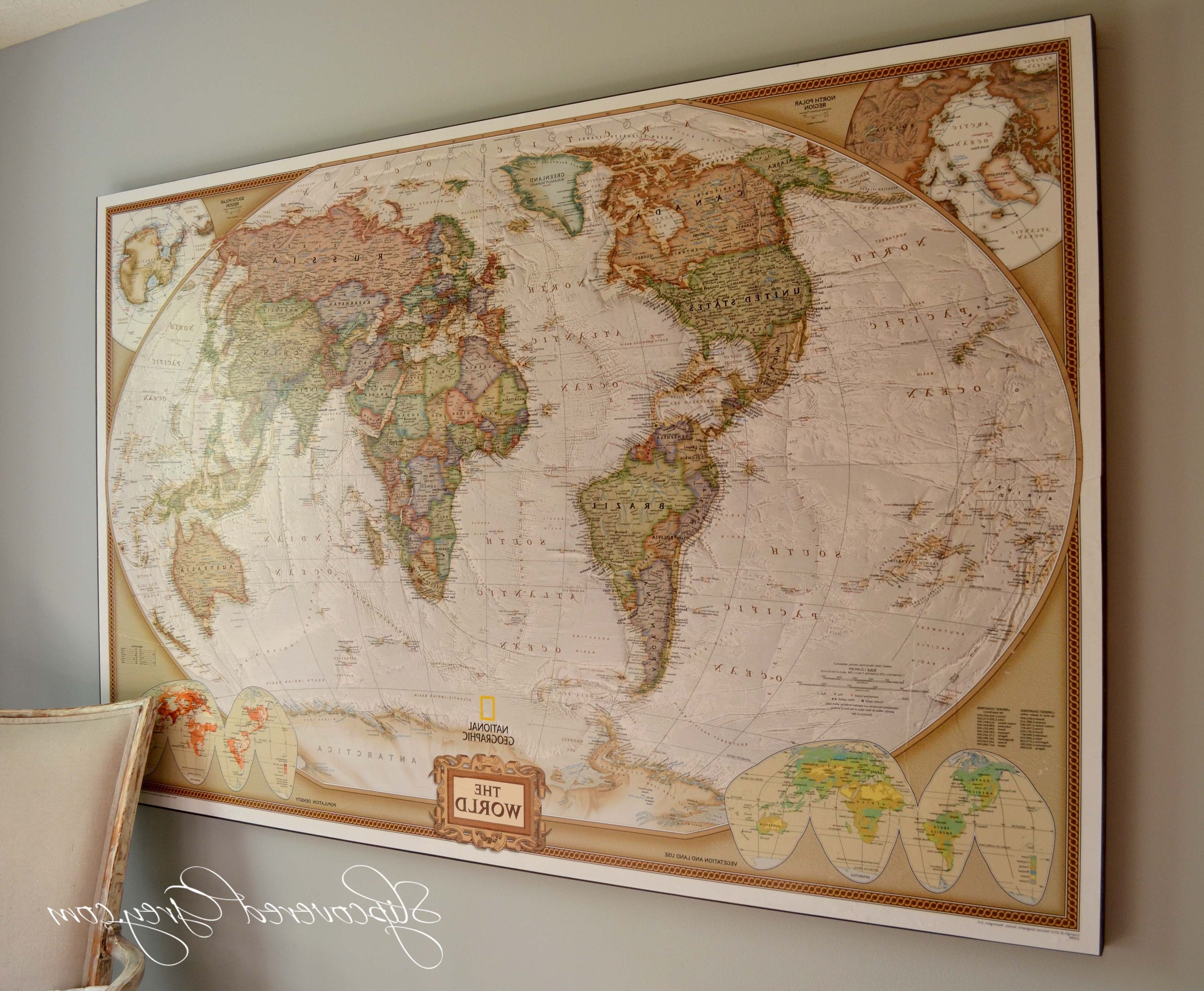 Latest String Map Wall Art Pertaining To Diy String Map Wall Art Cozy Home – Dma Homes (View 20 of 20)