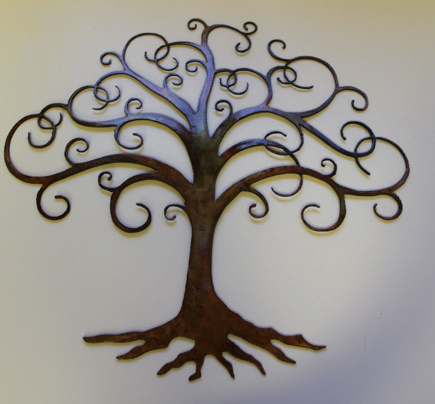 Metal Wall Art Trees With Regard To Recent Swirled Tree Of Life Metal Wall Art Decorhgmw. $ (View 17 of 20)