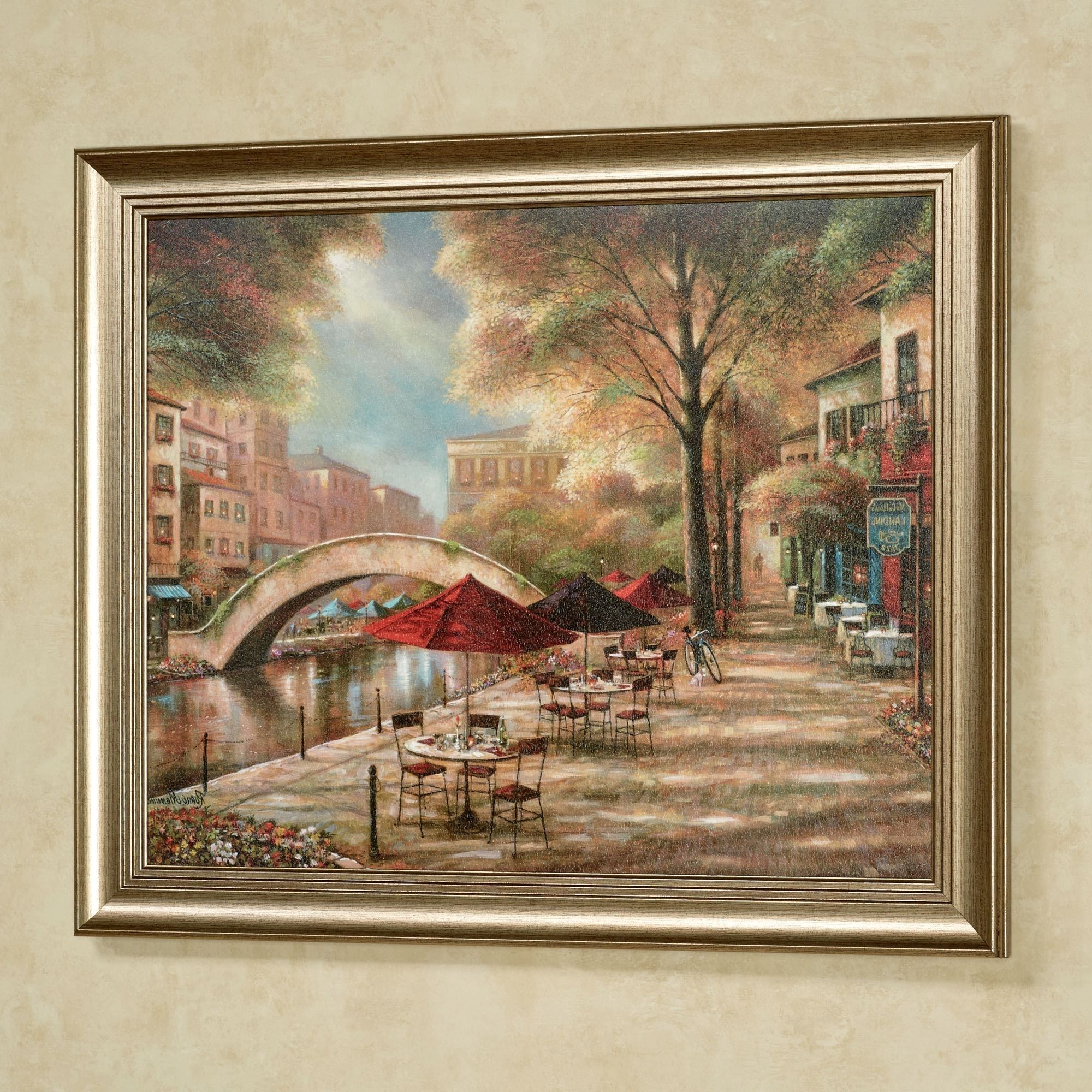 Most Current Framed Wall Art Within Riverwalk Charm Framed Wall Art Picture (View 1 of 15)