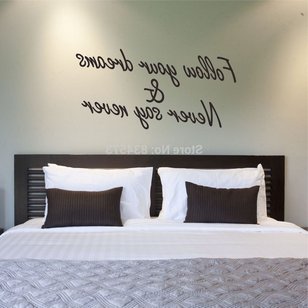 Most Recent Justin Bieber Saying Song Lyric Wall Art Stickers Decal Wall Art In Song Lyric Wall Art (View 12 of 20)