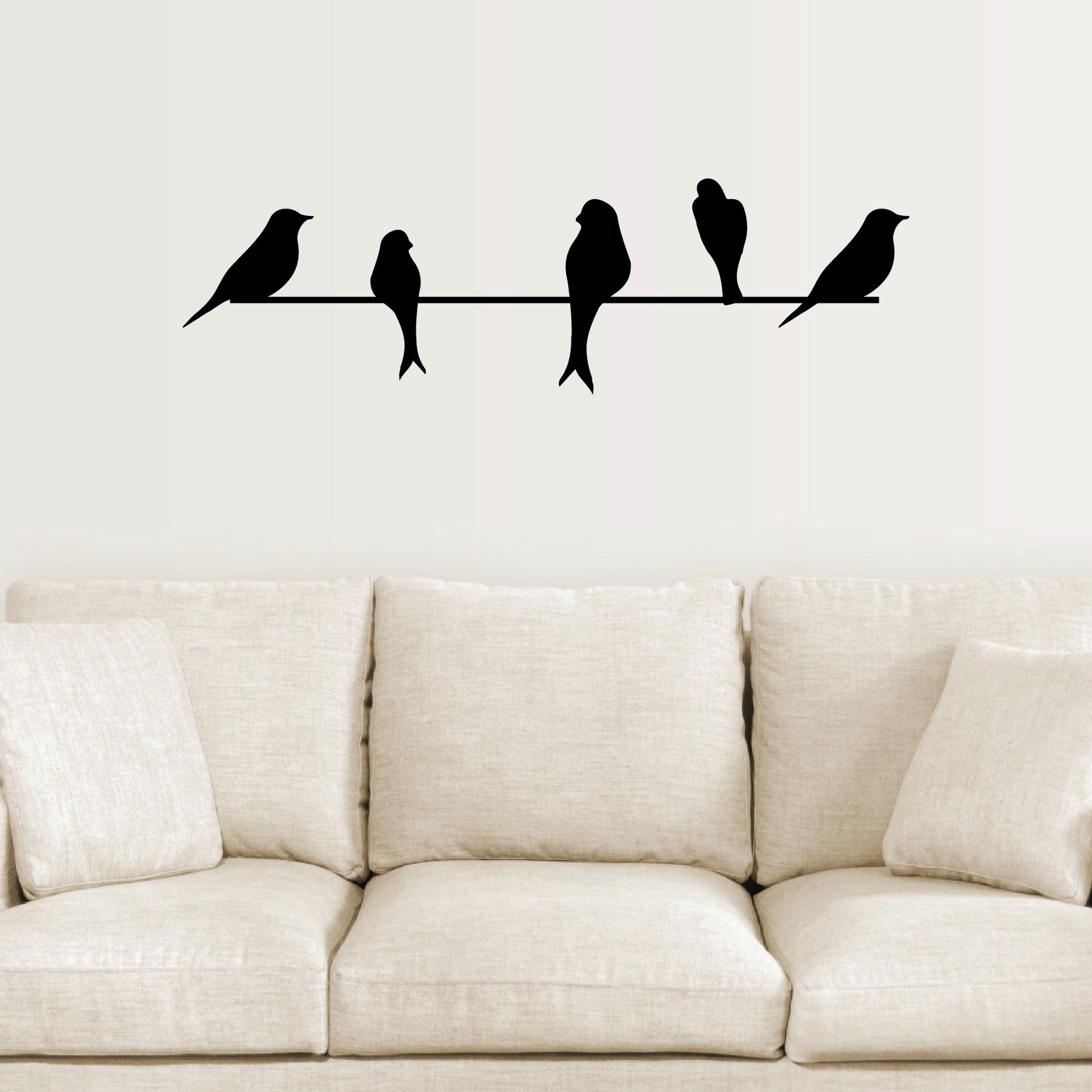 Most Up To Date Bird Wall Art Intended For Bird Wall Art Fresh Birds A Wire Takuice Ideas Bright On Canvas (View 3 of 15)