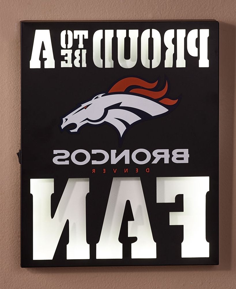 Nfl Led Metal Wall Art (View 1 of 20)