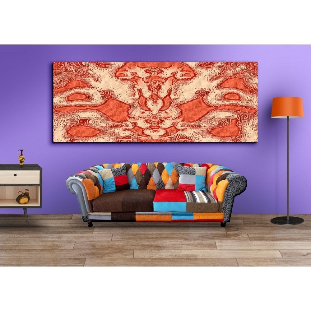 Orange Wall Art For Popular Buy Abstract Orange Wall Art For Home Decor Canvas Painting (View 18 of 20)