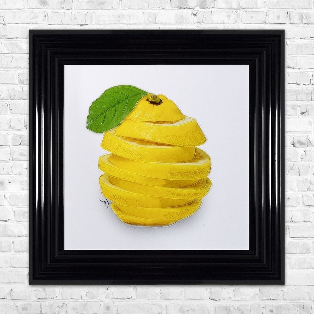 Popular Sliced Lemon Wall Art (View 10 of 20)