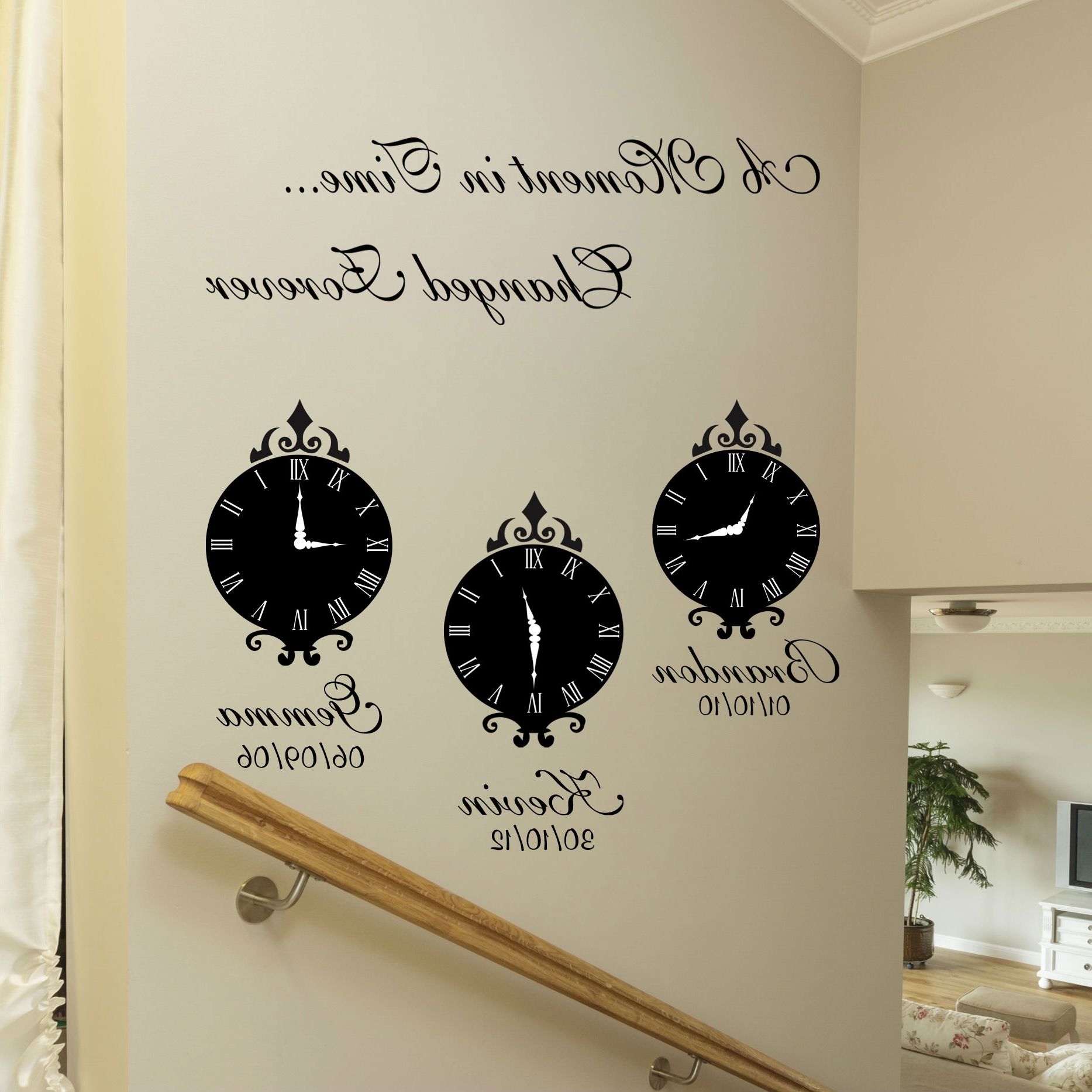 Preferred A Moment In Time Wall Art Stickers With Family Wall Art (View 9 of 15)