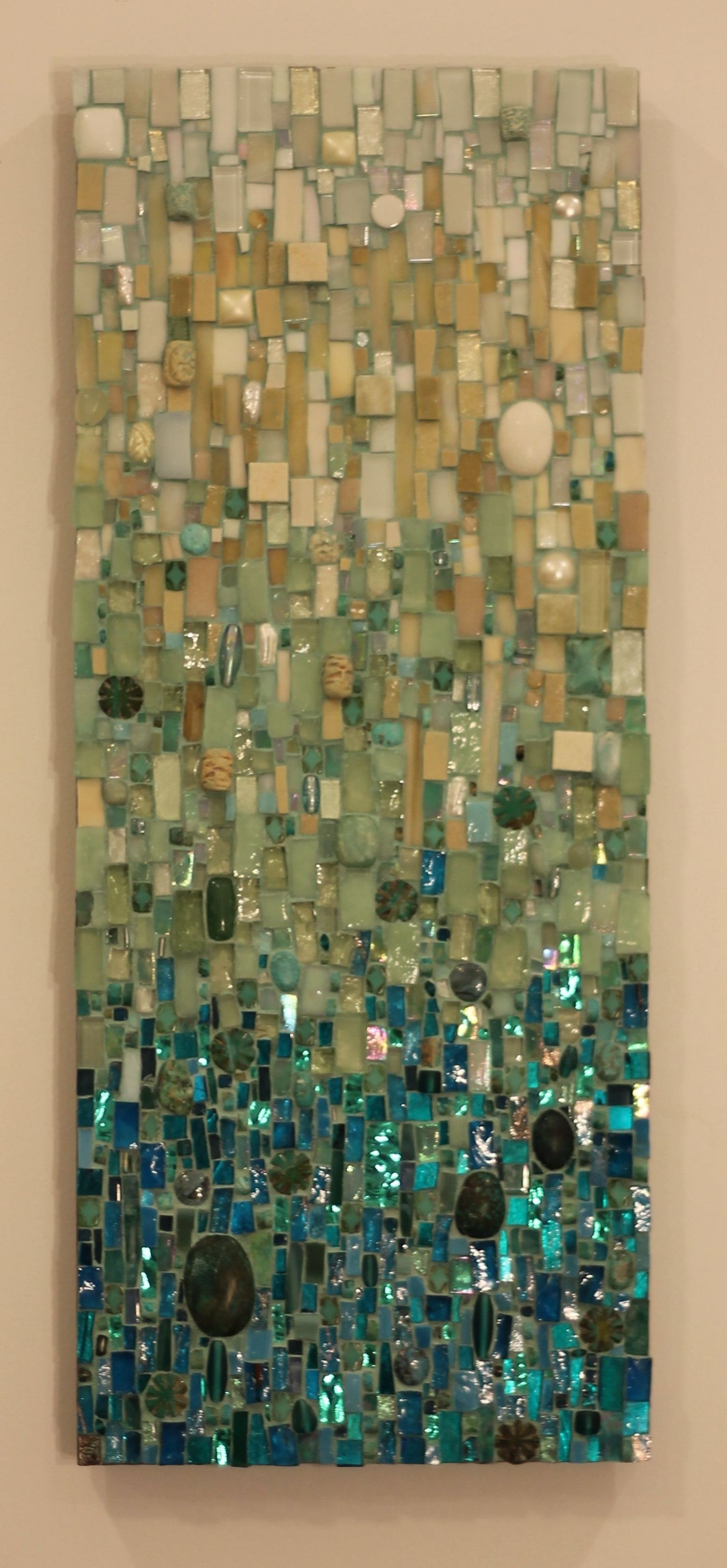Preferred Commissioned Piece. Custom #mosaic Artariel Shoemaker. It Looks Within Sea Glass Wall Art (Photo 3 of 15)