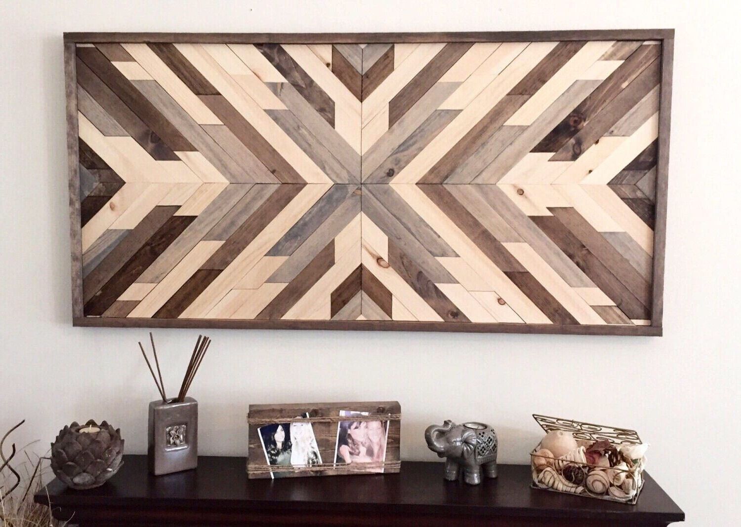 Reclaimed Wood Wall Art Within Recent Aztec Room Decor Unique Reclaimed Wood Wall Art Wood Art Wall Decor (View 12 of 15)