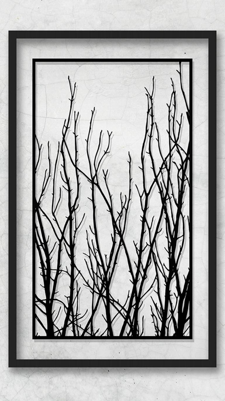 Saatchi Art: Paper Cut Artwork  Tree Art  Tree Branches  Tree Branch Within Newest Wall Tree Art (View 15 of 20)