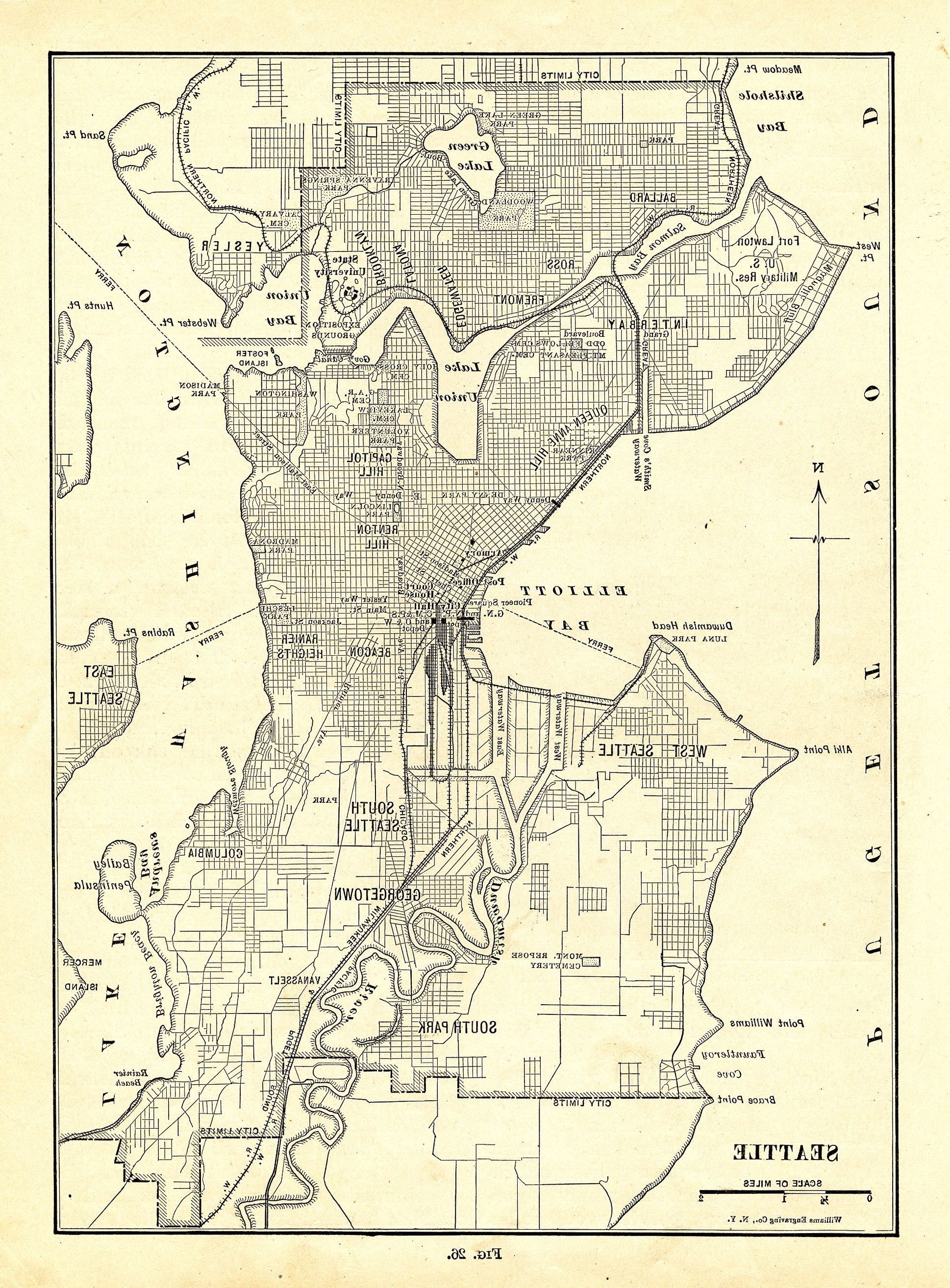 Seattle Maps (View 10 of 20)