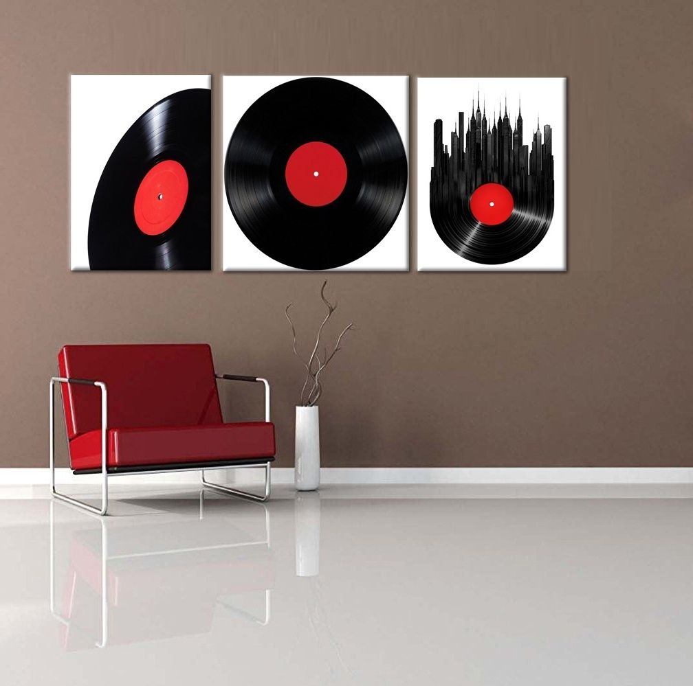 Vintage Retro Disk Abstract Painting Wall Art Modern Canvas Art Wall Within Newest Cheap Framed Wall Art (View 19 of 20)