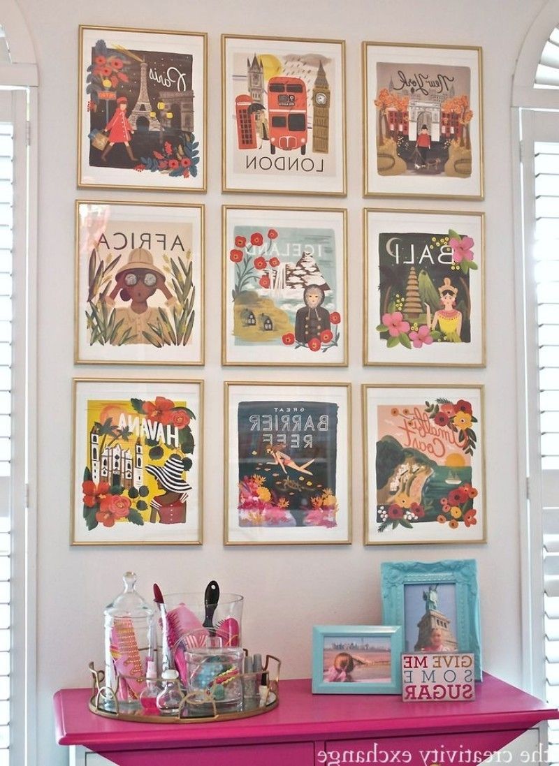 Vintage Wall Art Inside Fashionable Living Room Wall Decor: 10 Vintage Lifestyle Posters – Inspirations (Photo 7 of 15)