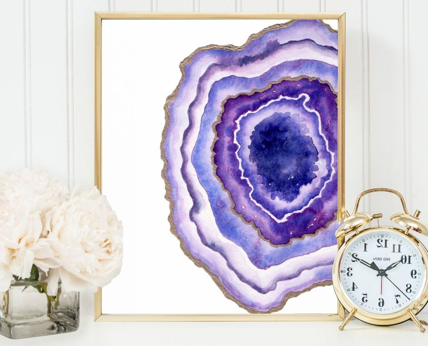 Well Known Agate Wall Art Regarding Agate Wall Art Decor : Andrews Living Arts – How To Arrange Agate (View 13 of 20)