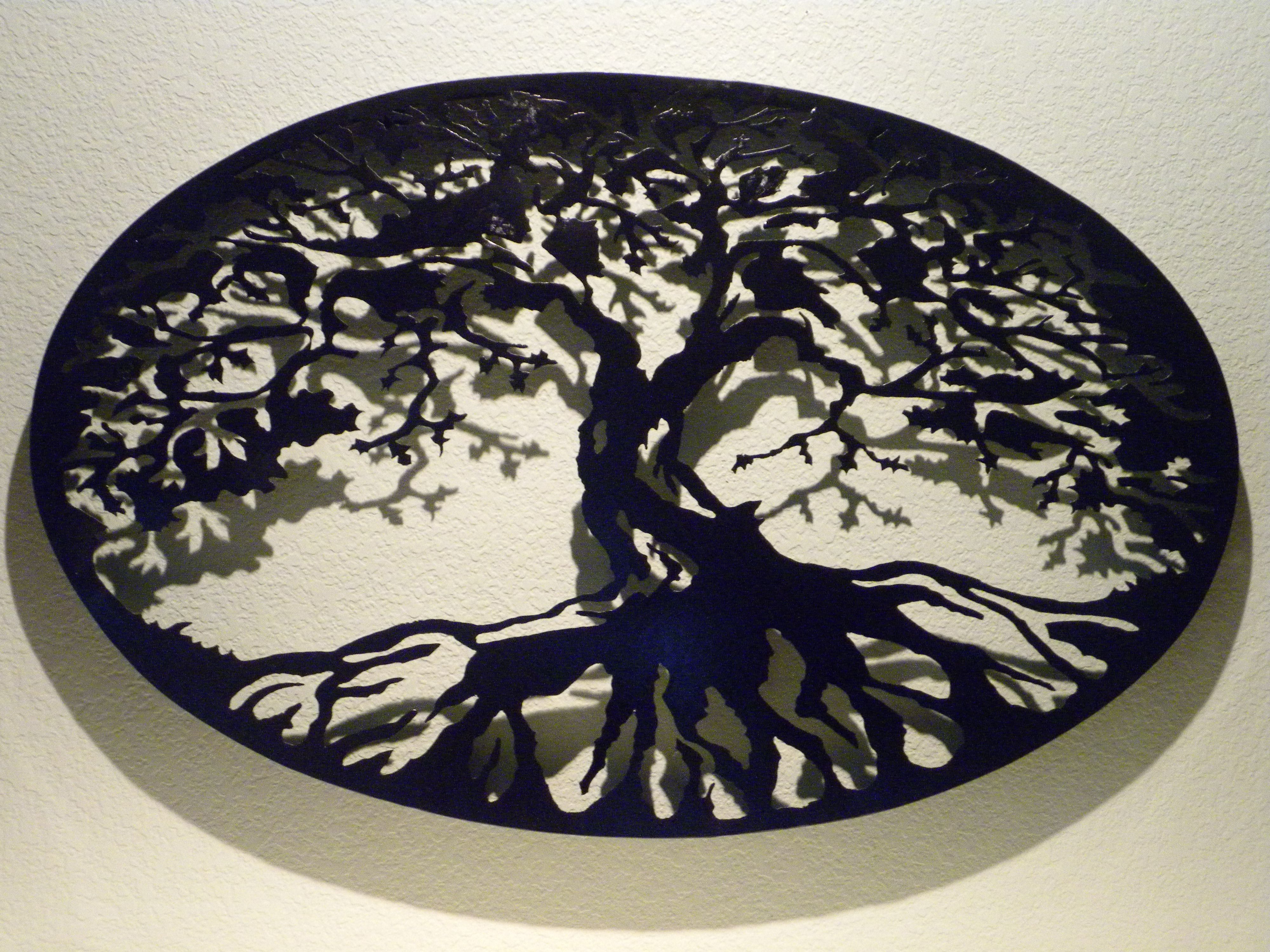 Well Known Buy A Custom Oval Tree Of Life Metal Wall Art, Made To Order From With Regard To Tree Of Life Metal Wall Art (View 1 of 20)