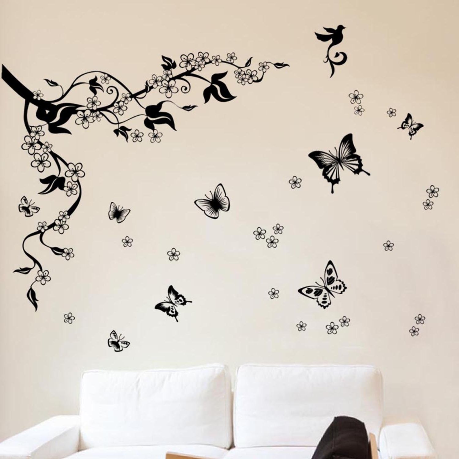 Well Known Wall Art Stickers Intended For Removable Wall Art Stickers: Amazon.co.uk (Photo 12 of 15)