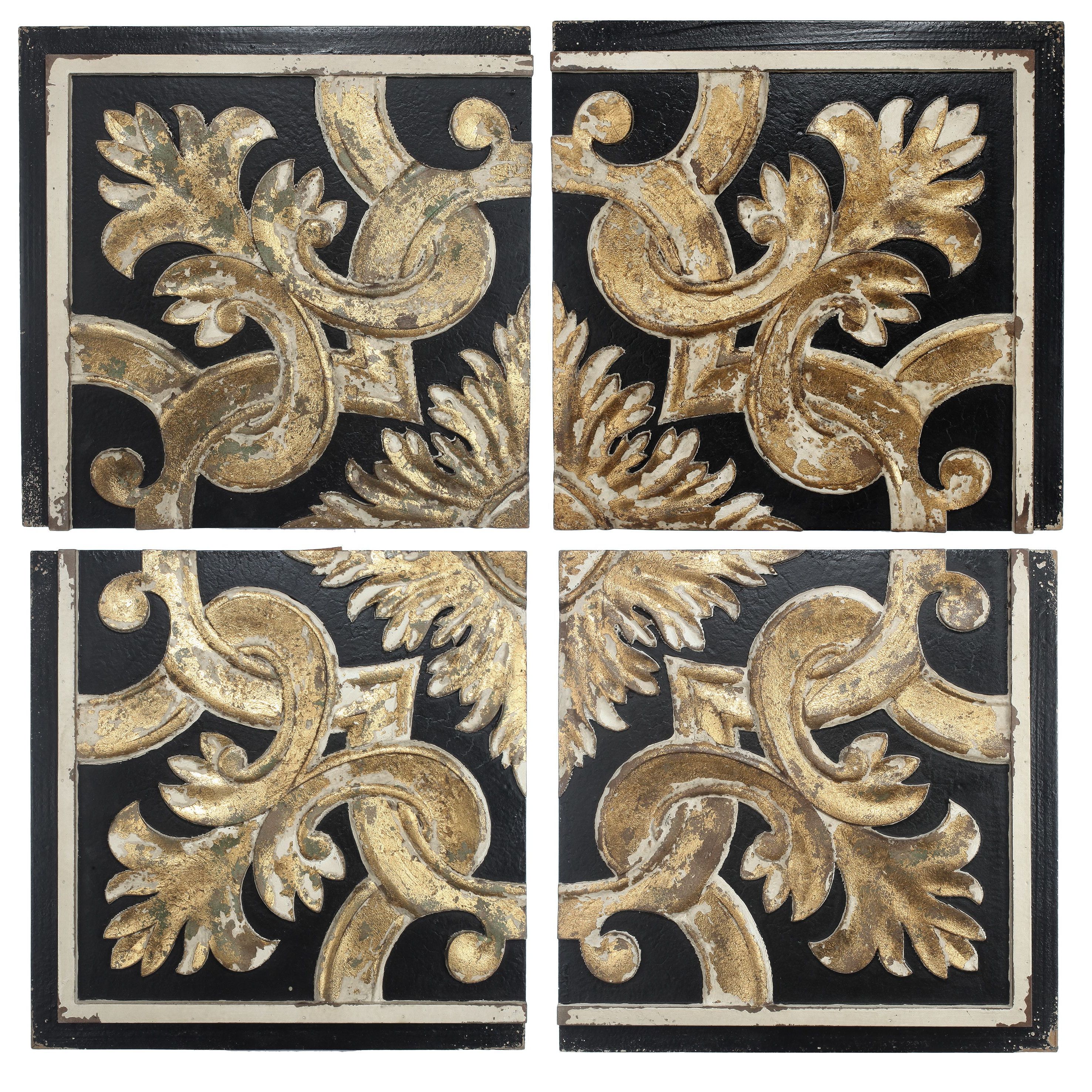 Current World Menagerie 4 Piece Rustic Couture Panels Wall Décor Set (View 5 of 20)