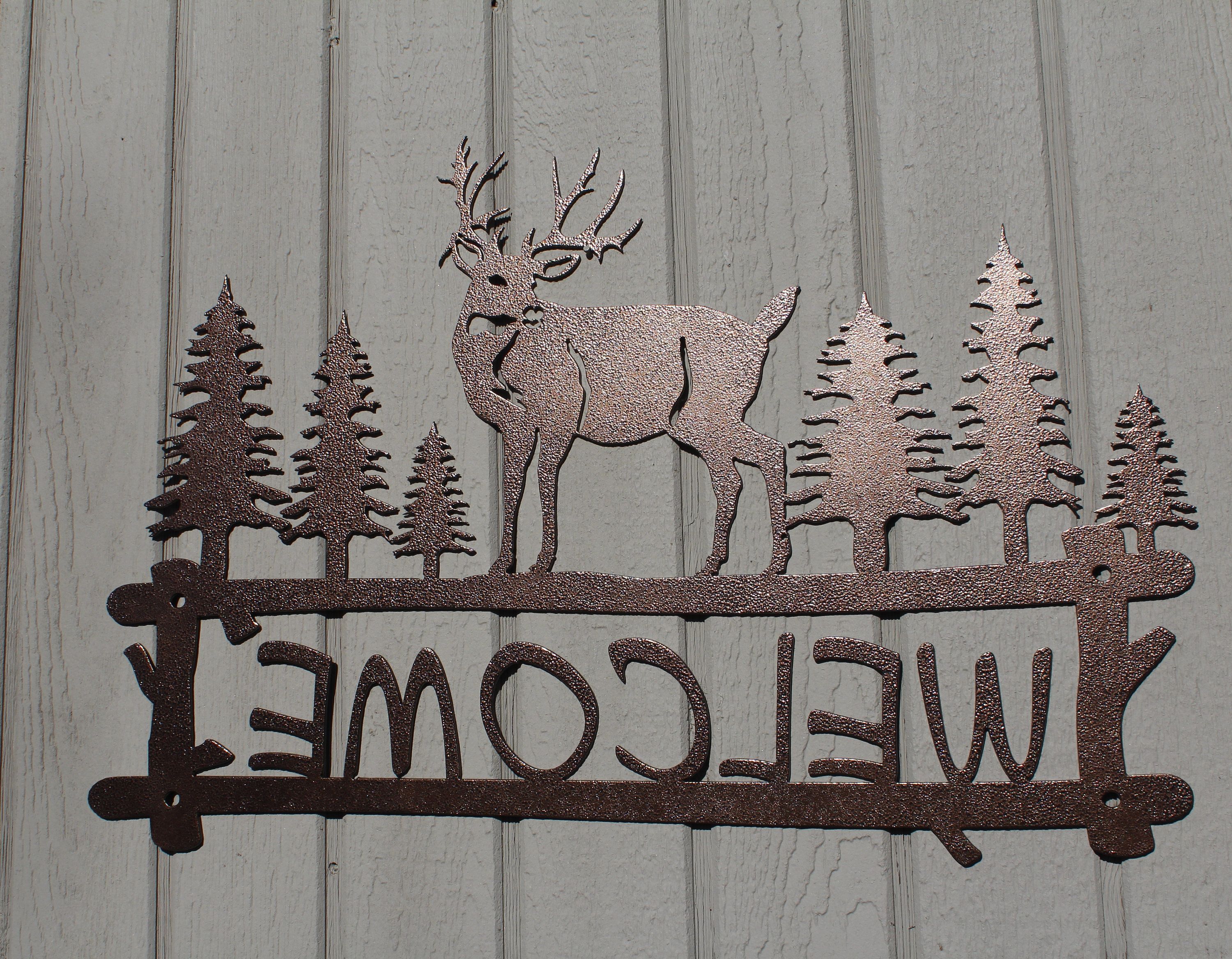 Etsy With Latest Tree Welcome Sign Wall Decor (View 2 of 20)
