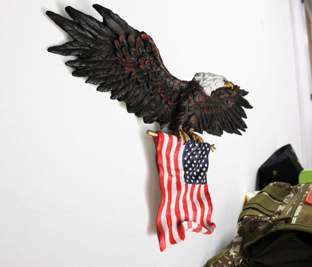 Most Popular American Pride 3d Wall Decor Intended For Shop For 3d American Eagle Wall Sculptures, Hanging Mount Art Wall (View 4 of 20)