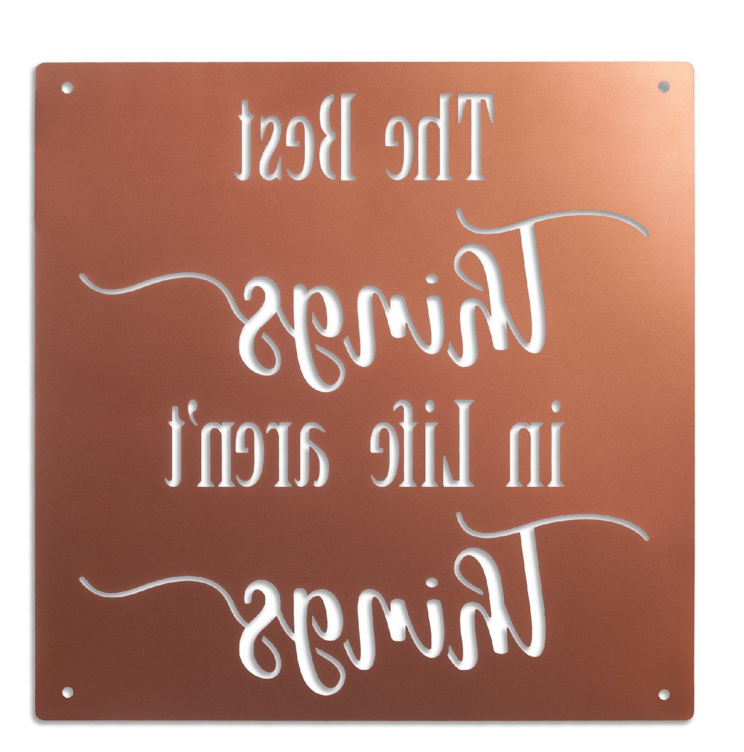 Most Recently Released Winston Porter Inspirational Sign Metal Laser Cut Wall Decor (View 10 of 20)