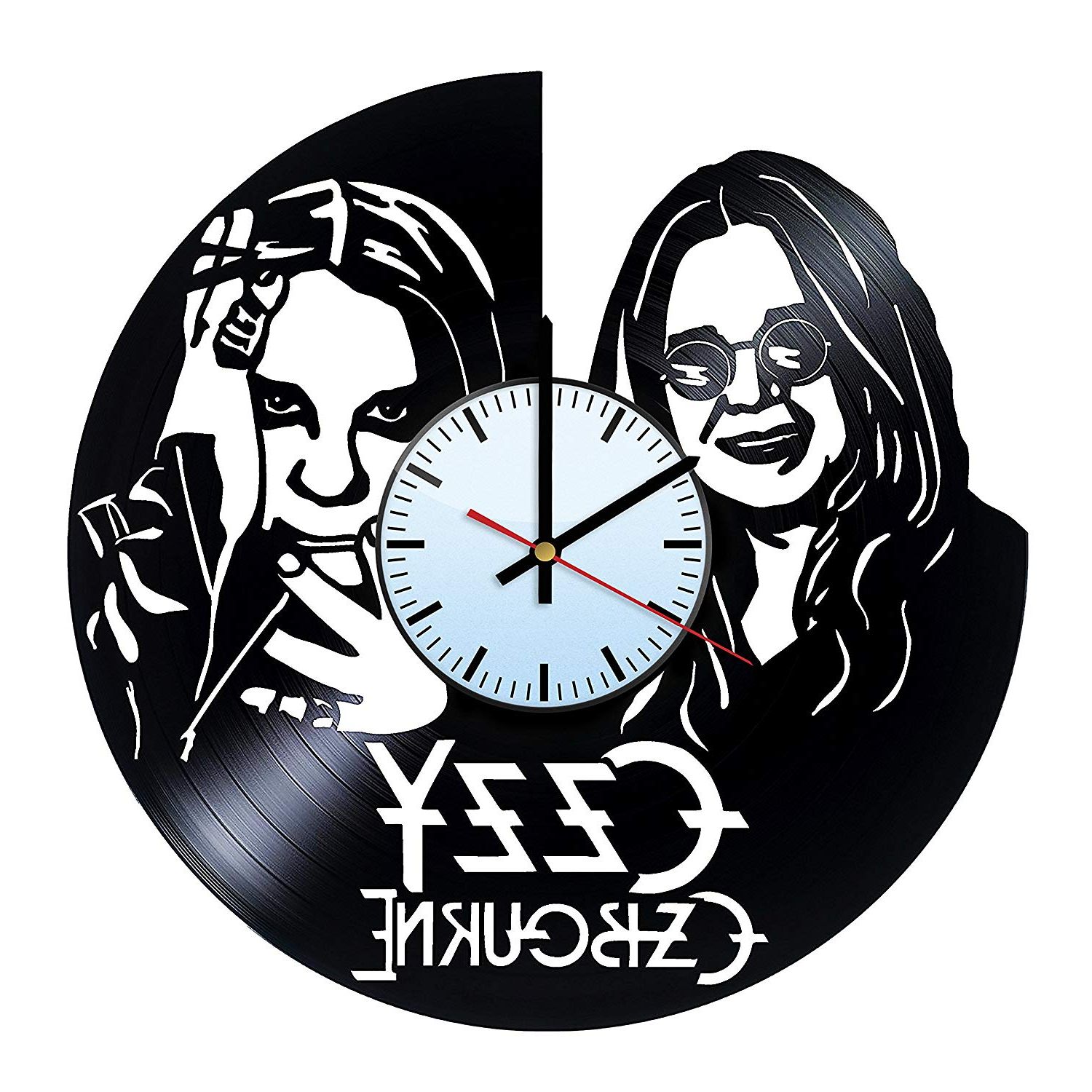 Preferred Osbourne Wall Decor Regarding Amazon: Baden Baden Ozzy Osbourne Vinyl Record Wall Clock – Get (View 7 of 20)