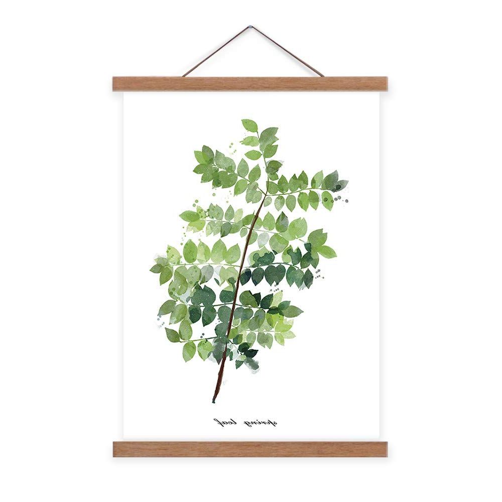 Amazon: Canvas Prints Scroll Poster Wall Decorations Artwork Intended For Fashionable Scroll Leaf Wall Decor (View 14 of 20)