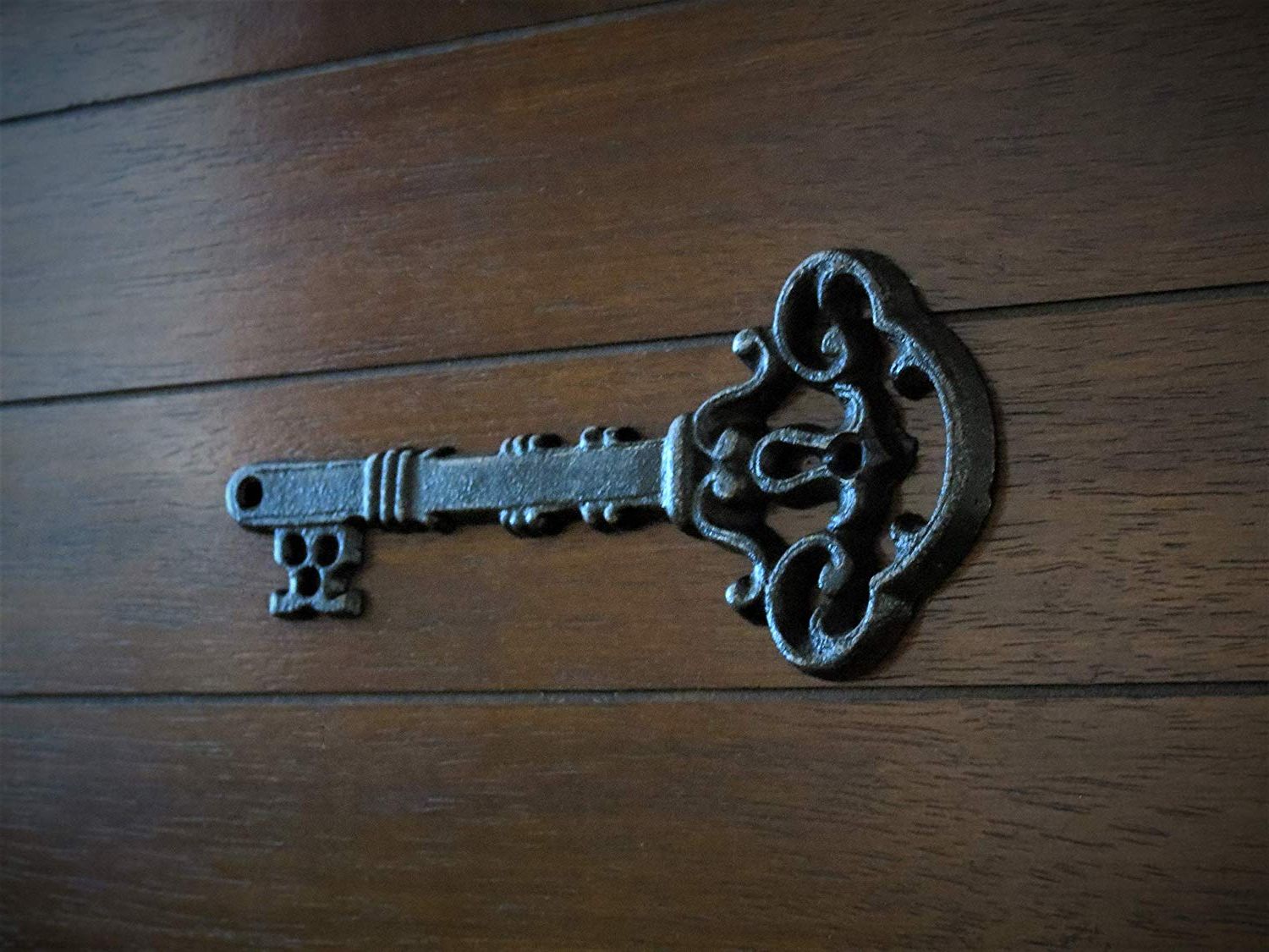 Amazon: Wall Skeleton Key Decor Or Paperweight/cast Iron/vintage For Favorite Black Metal Key Wall Decor (View 4 of 20)