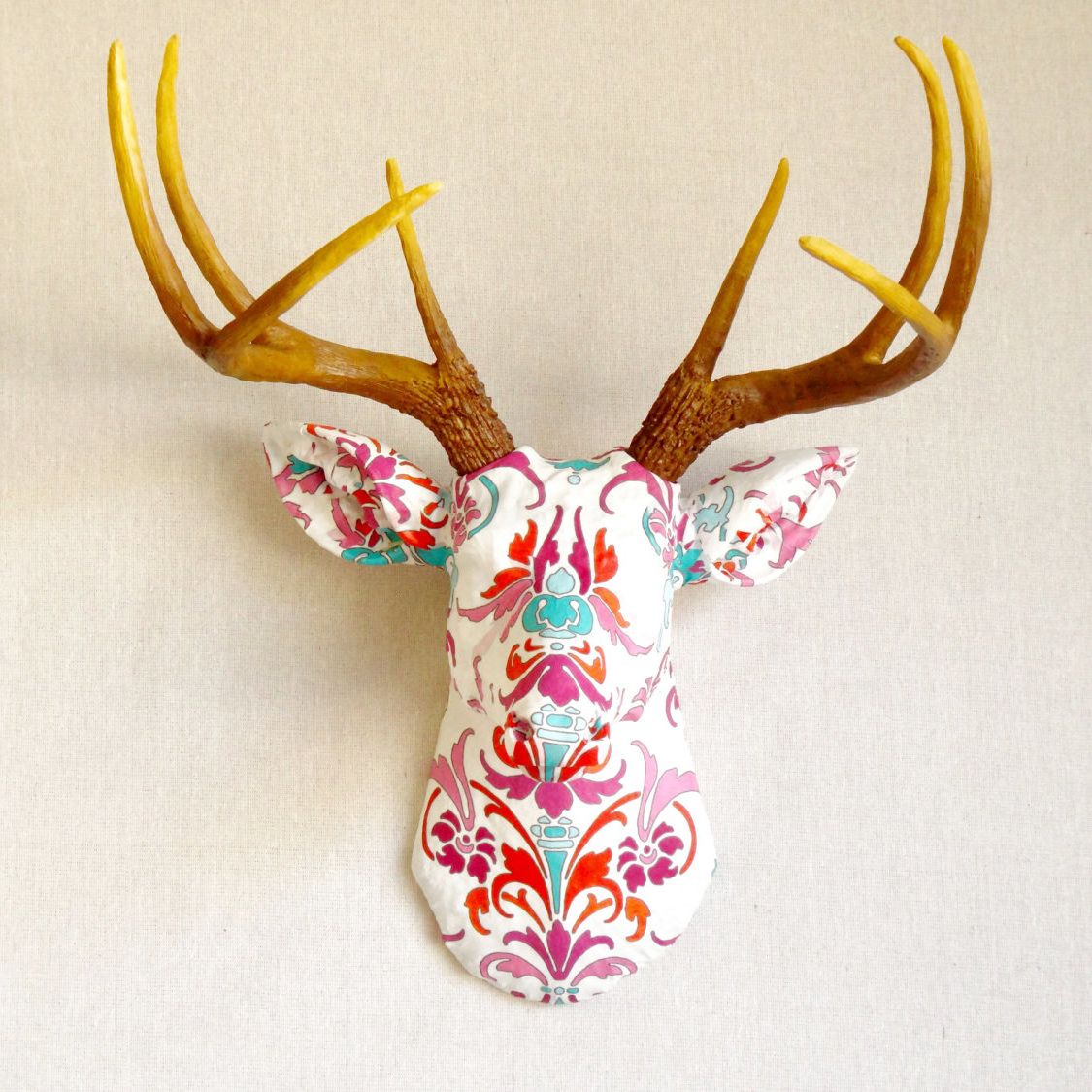 Atlantis Faux Taxidermy Wall Decor With Regard To Latest Bungalow Rose Faux Taxidermy Authentic Fabric Deer Head Wall Décor (View 15 of 20)