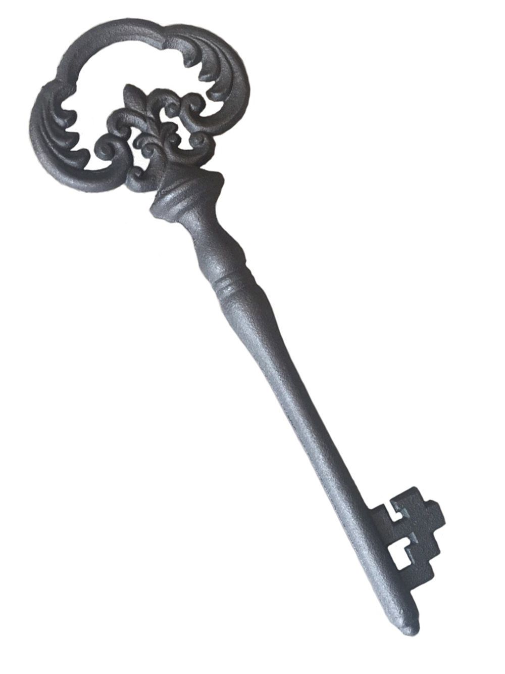 Most Current Black Metal Key Wall Decor Throughout Amazon: Pertty Vintage Cast Iron Decorative Key Wrought Iron (View 10 of 20)