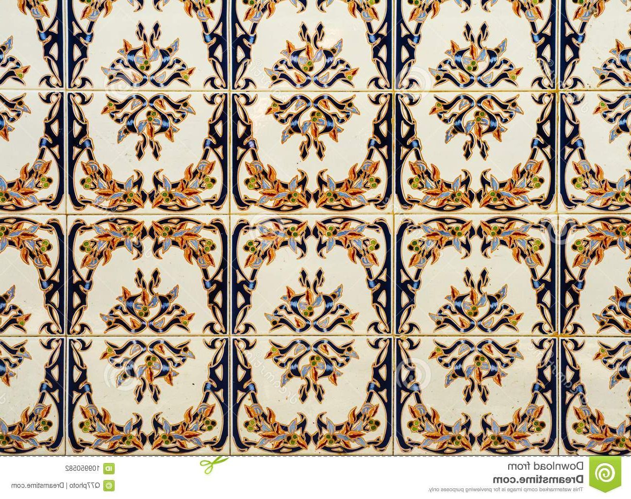 Most Up To Date Spanish Ornamental Wall Decor With Traditional Ornamental Spanish Decorative Tiles, Original Ceramic (View 9 of 20)