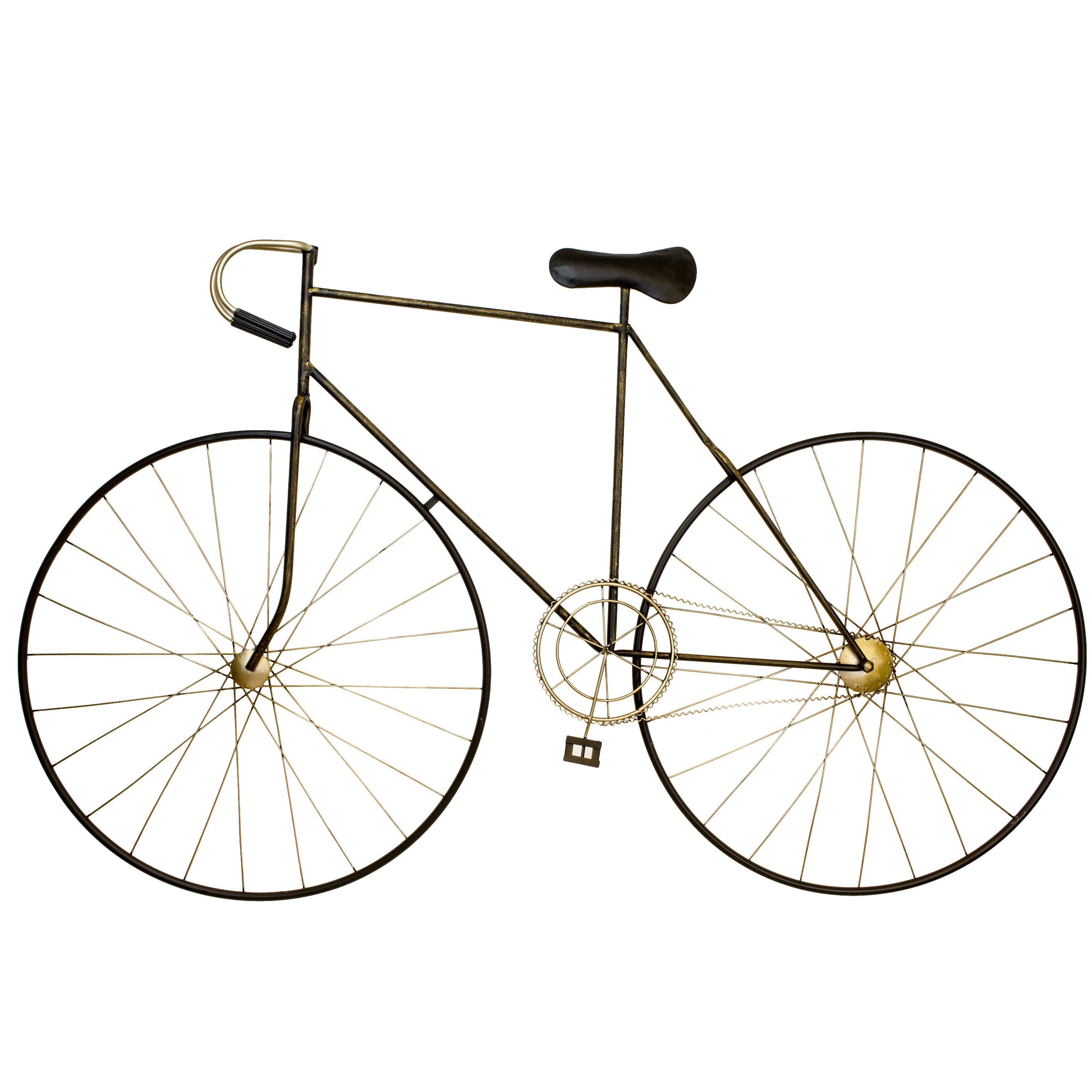 Newest Bayaccents Large Metal Bicycle Wall Décor (View 14 of 20)