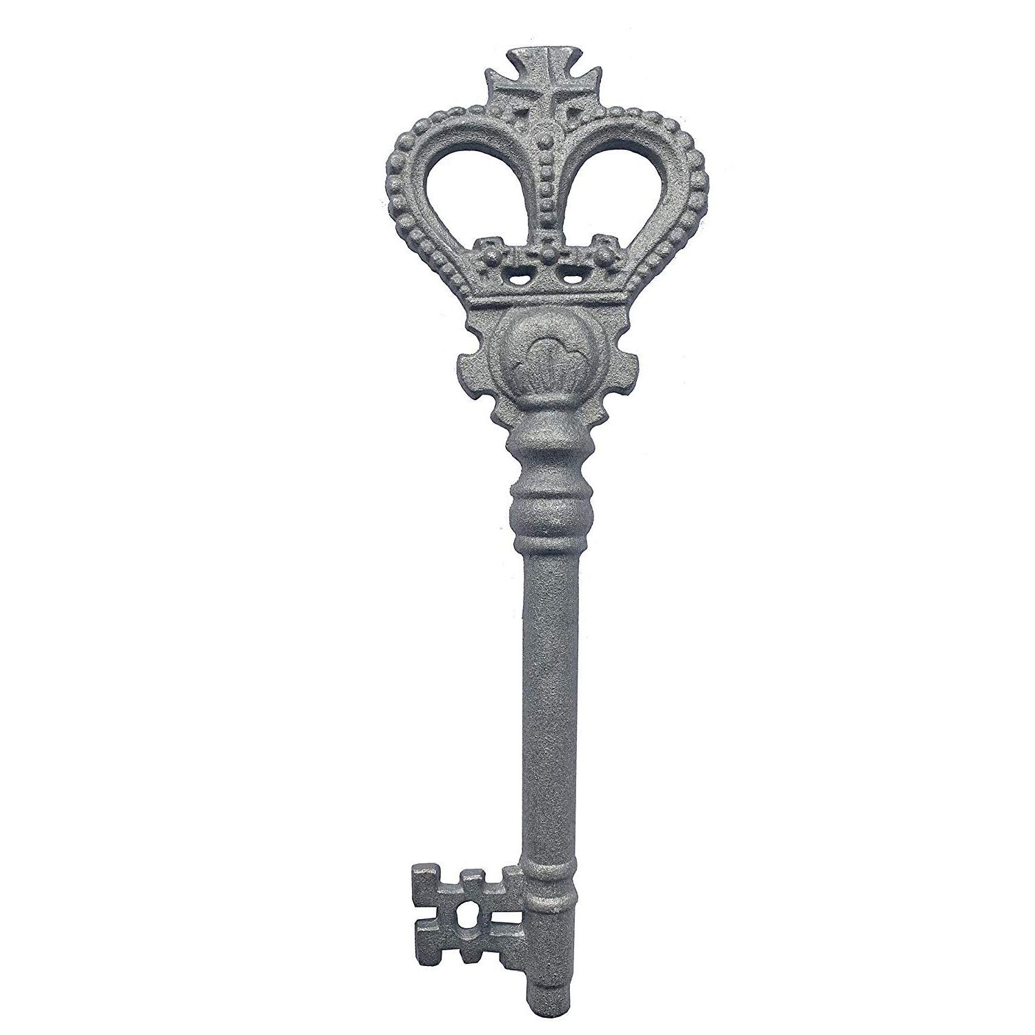Well Known Amazon: Large Iron Key, Large Iron Decorative Skeleton Key Wine Inside Black Metal Key Wall Decor (View 6 of 20)