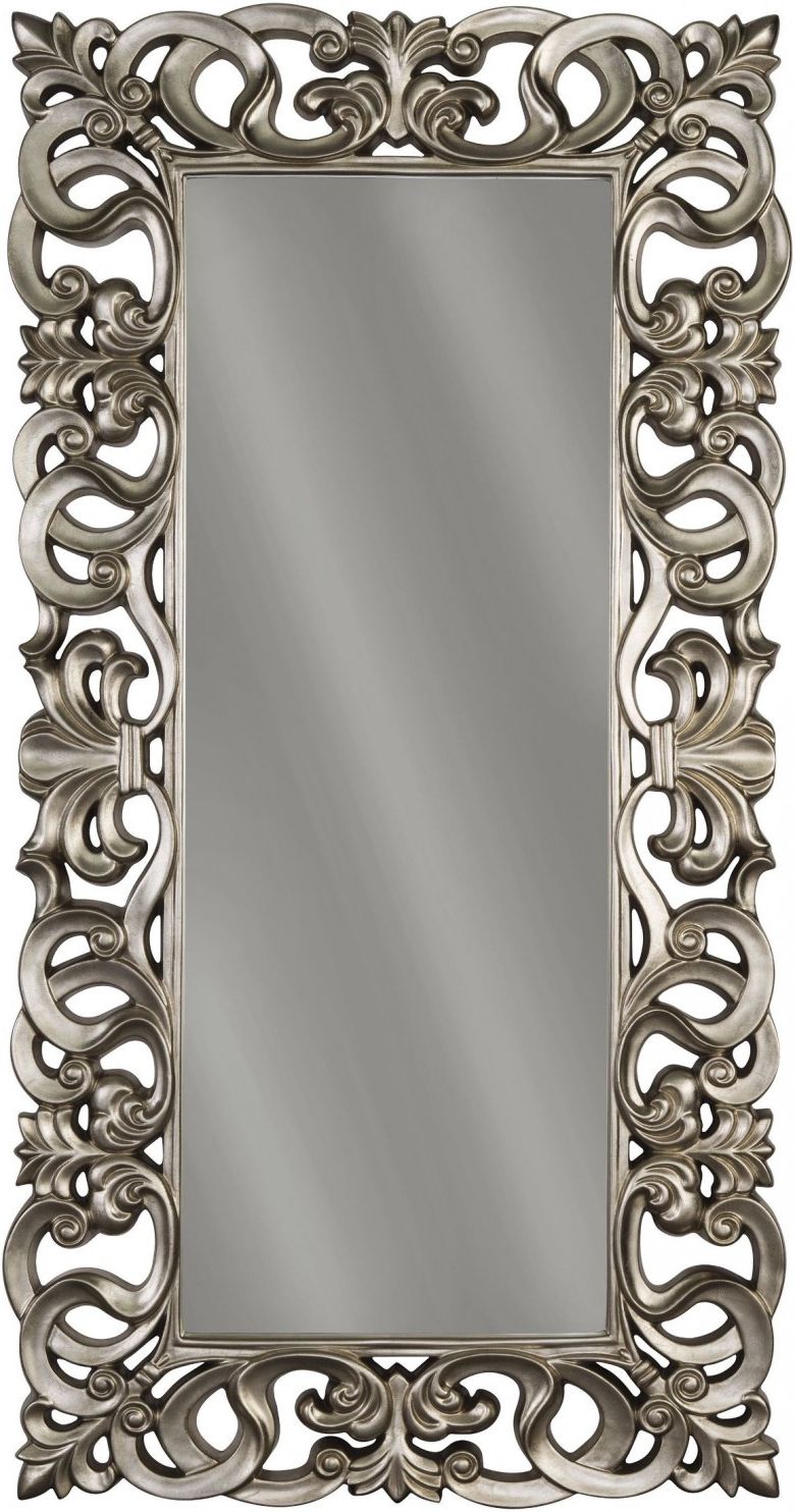 2020 Accent Mirrors Within Lucia Antique Silver Accent Mirror (View 17 of 20)