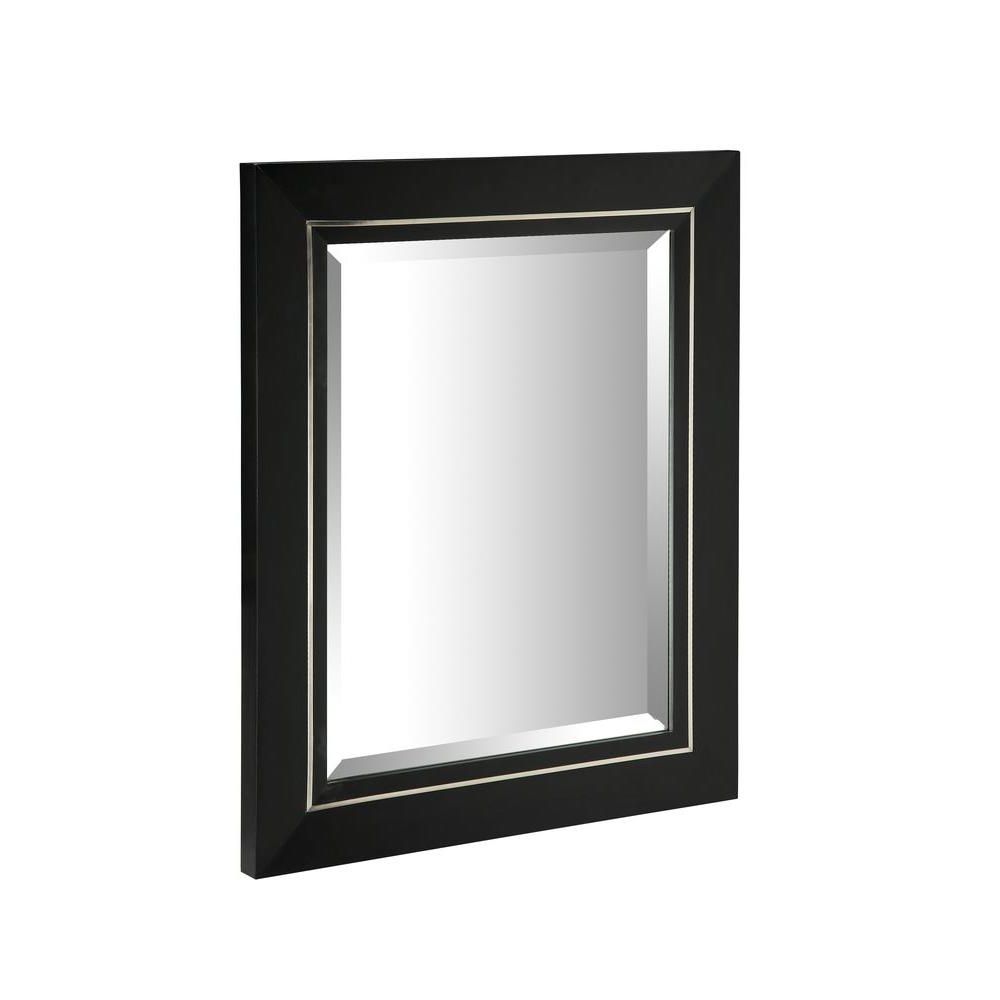 2020 Frames For Wall Mirrors Throughout Ryvyr Manhattan 30 In. X 25 In. Framed Wall Mirror In Black (Photo 17 of 20)