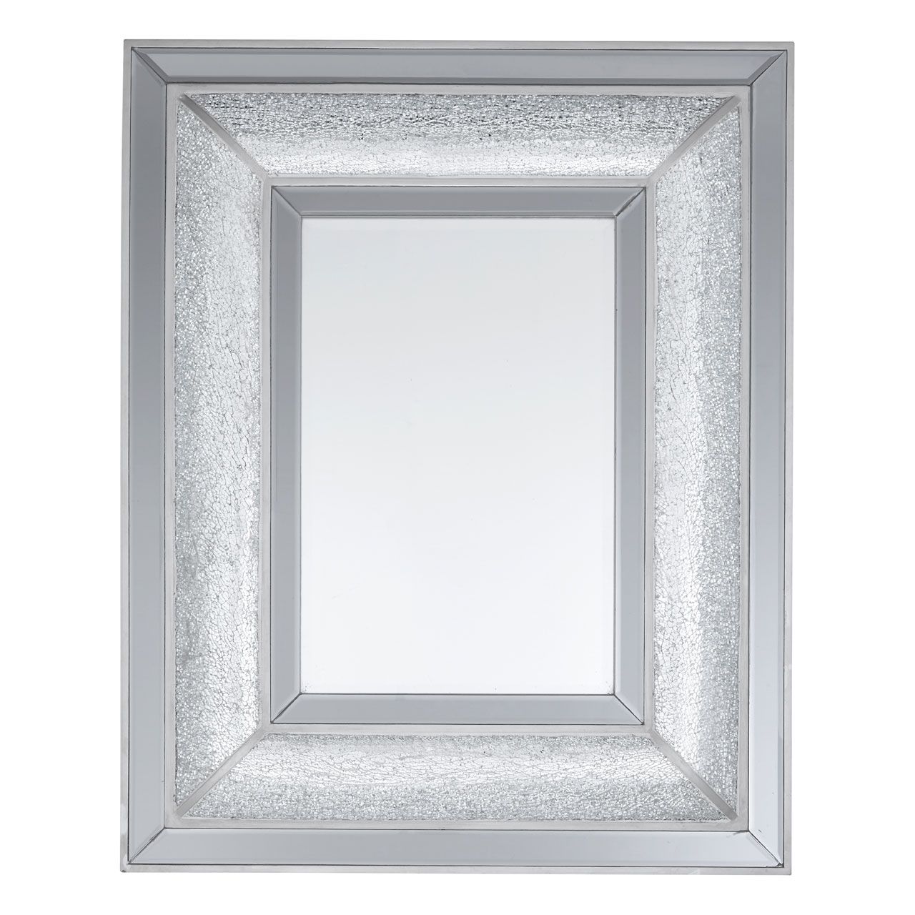 82 X 102cm Wendi Silver Mosaic Wall Mirror With Regard To Popular Mosaic Wall Mirrors (View 9 of 20)