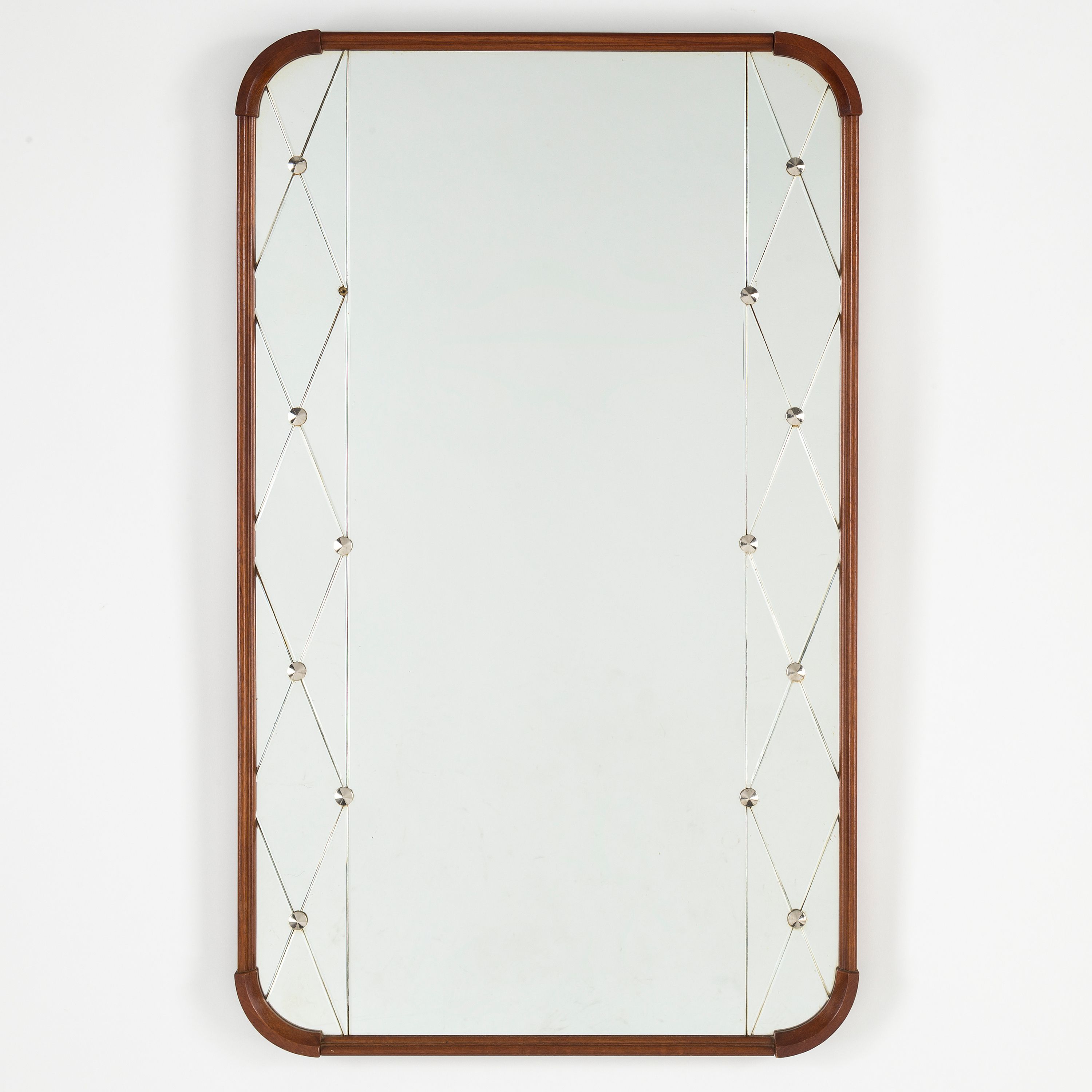 A Mid 20th Century Wall Mirror, G&t, Sweden (View 10 of 20)