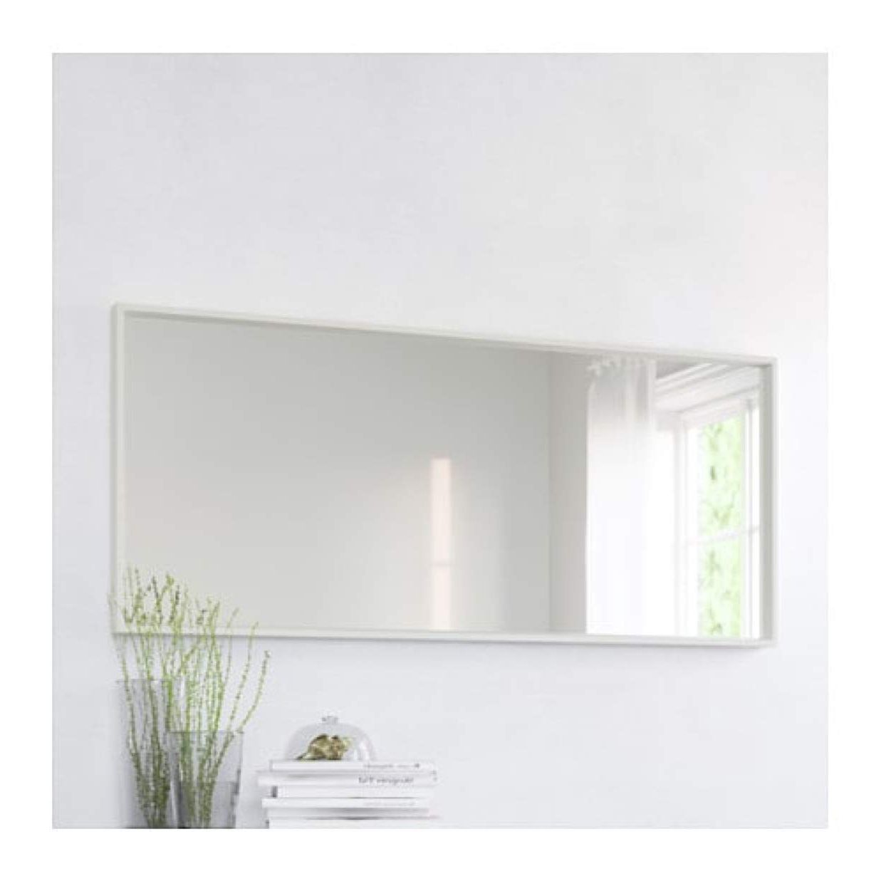 Amazon: Ikea Nissedal Mirror White 103. (View 11 of 20)
