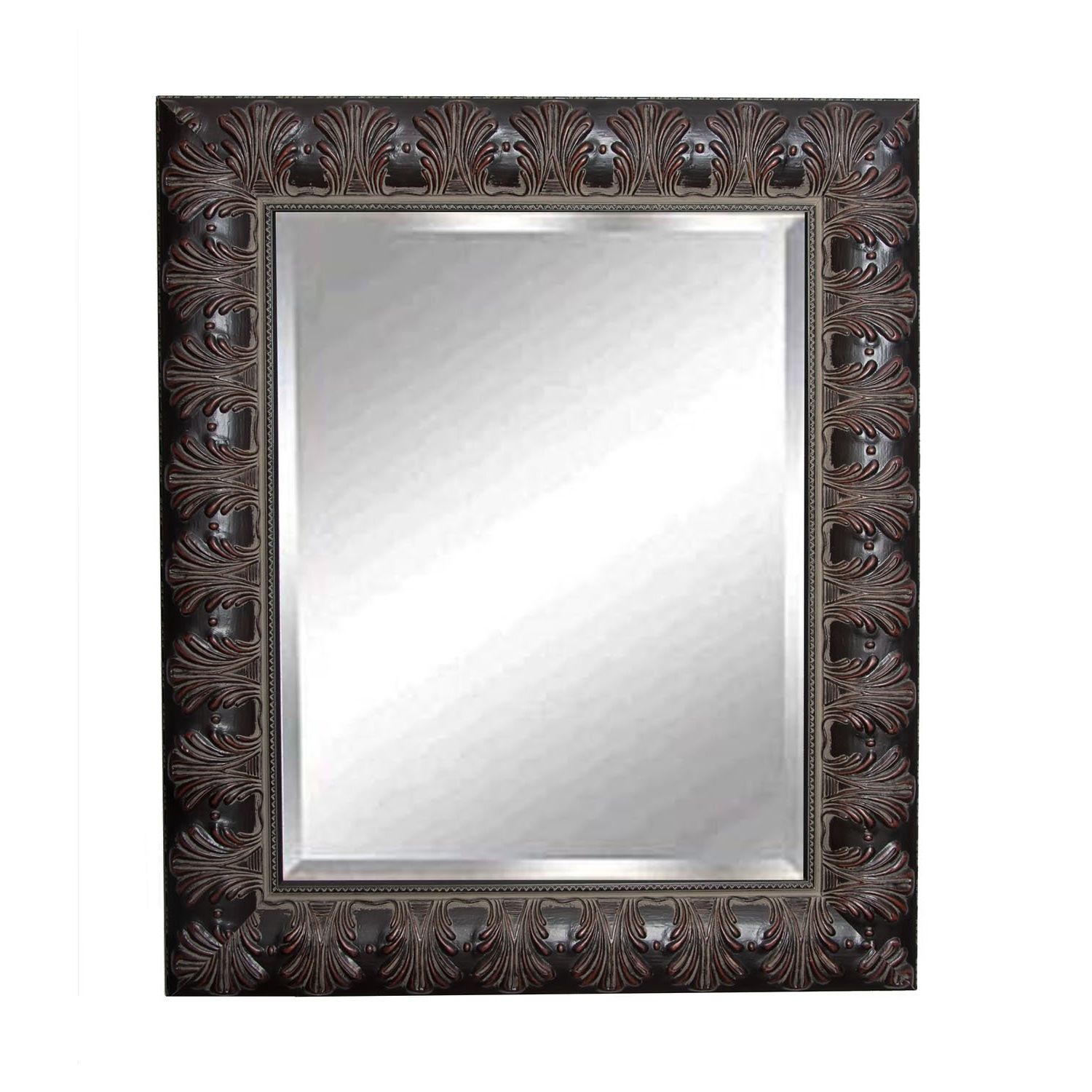 American Made Accent Wall Mirrors Inside Preferred Amazon: American Made Rayne Mahogany Feathered Accent Beveled (View 4 of 20)
