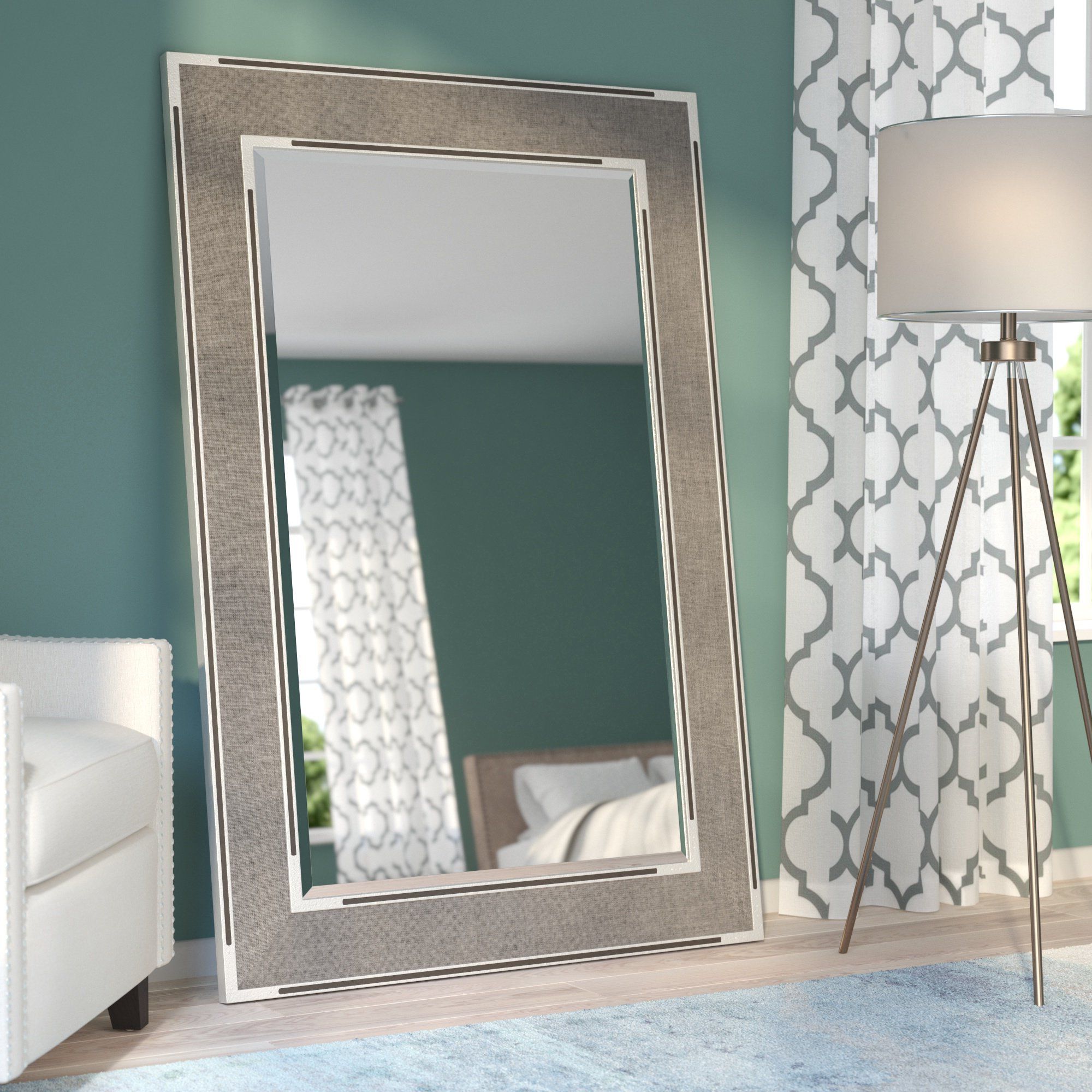Best And Newest Brodbeck Oversized Wall Mirror Within Wide Wall Mirrors (Photo 17 of 20)