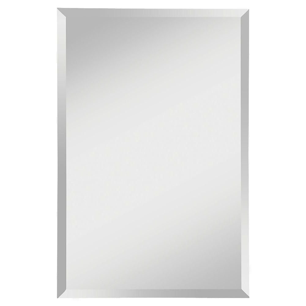 Best And Newest Infinity Frameless Wall Mirrors With Regard To Feiss Infinity 24 In. W X 36 In (View 1 of 20)