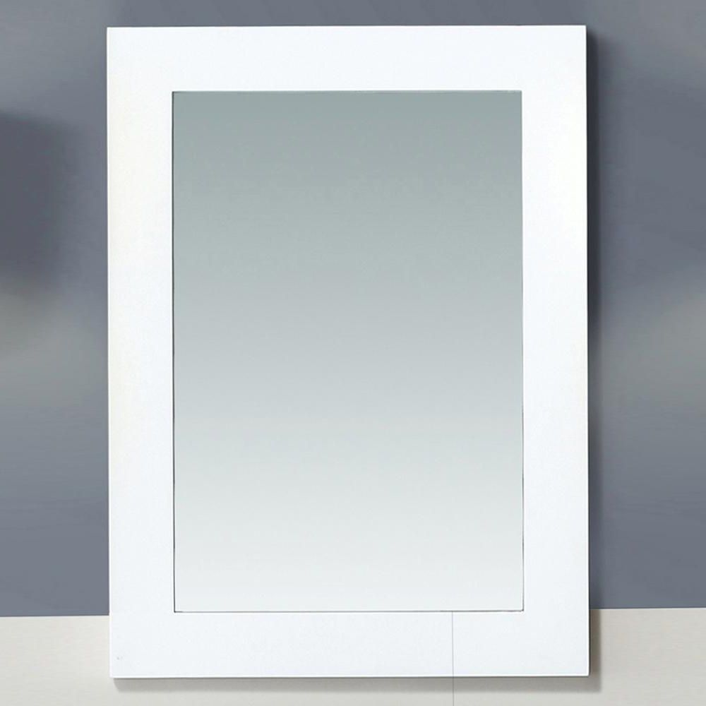 Bristol Accent Mirrors With Regard To Famous Pegasus Bristol 30 In. L X 22 In. W Wall Mounted Mirror In White (Photo 14 of 20)