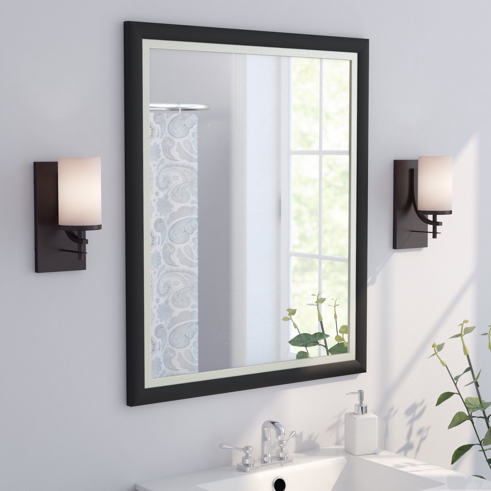 Carollo Framed Wall Mirror In Newest Framing Bathroom Wall Mirrors (View 18 of 20)