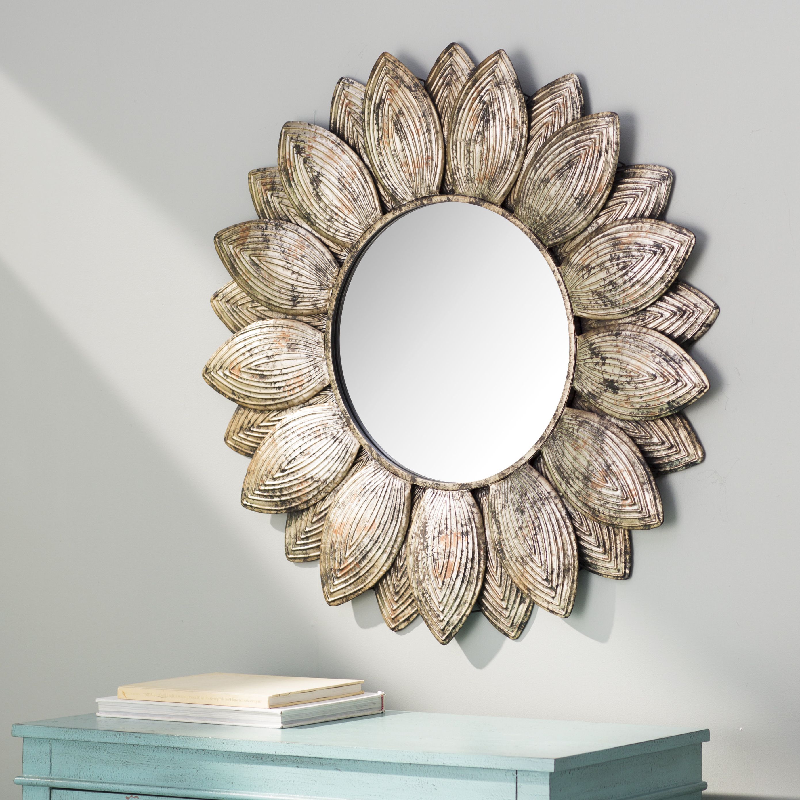 Cromartie Tree Branch Wall Mirrors In Trendy Seema Eclectic Beveled Wall Mirror (View 7 of 20)