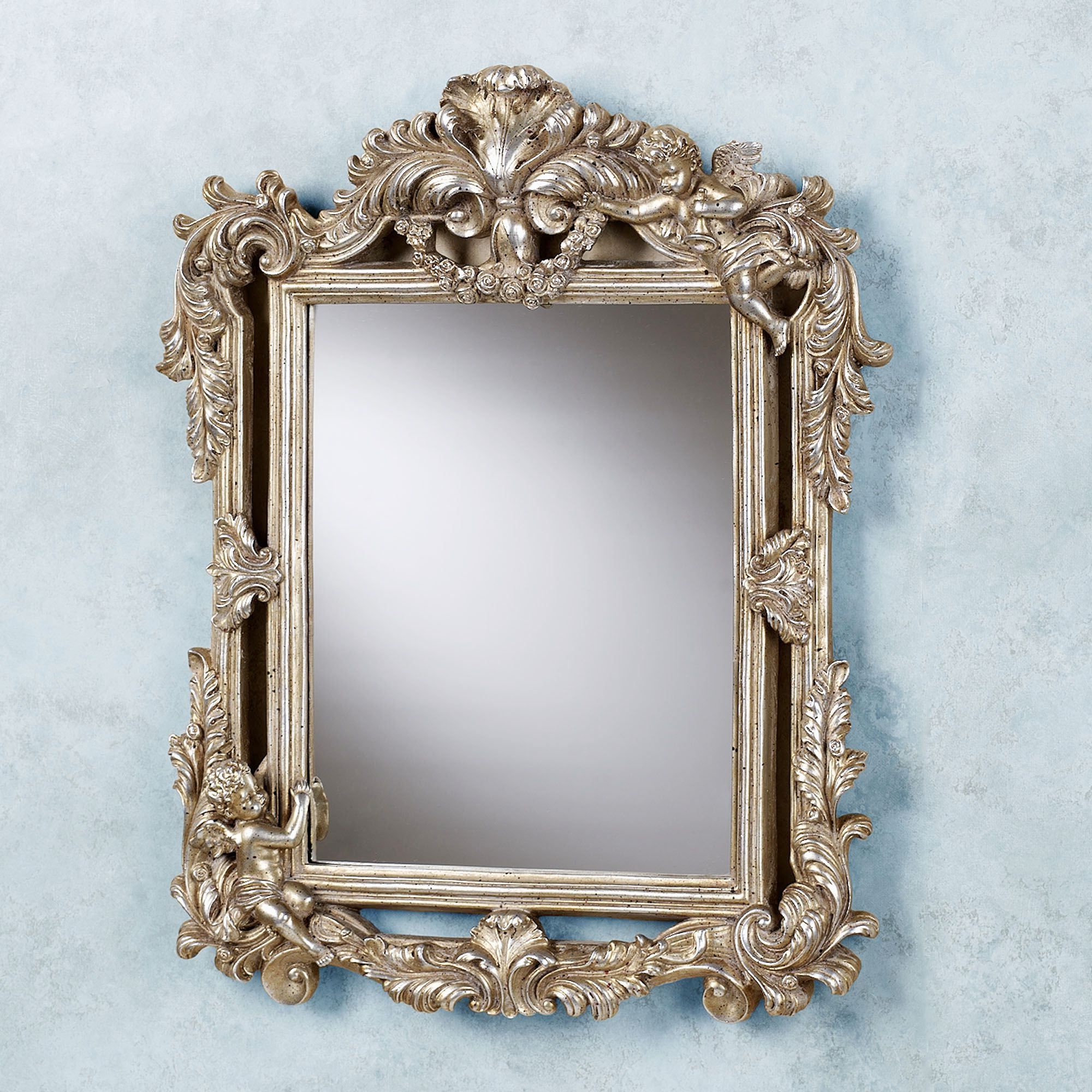 Current Accent Mirrors Throughout Cherub Double Framed Accent Wall Mirror (View 7 of 20)