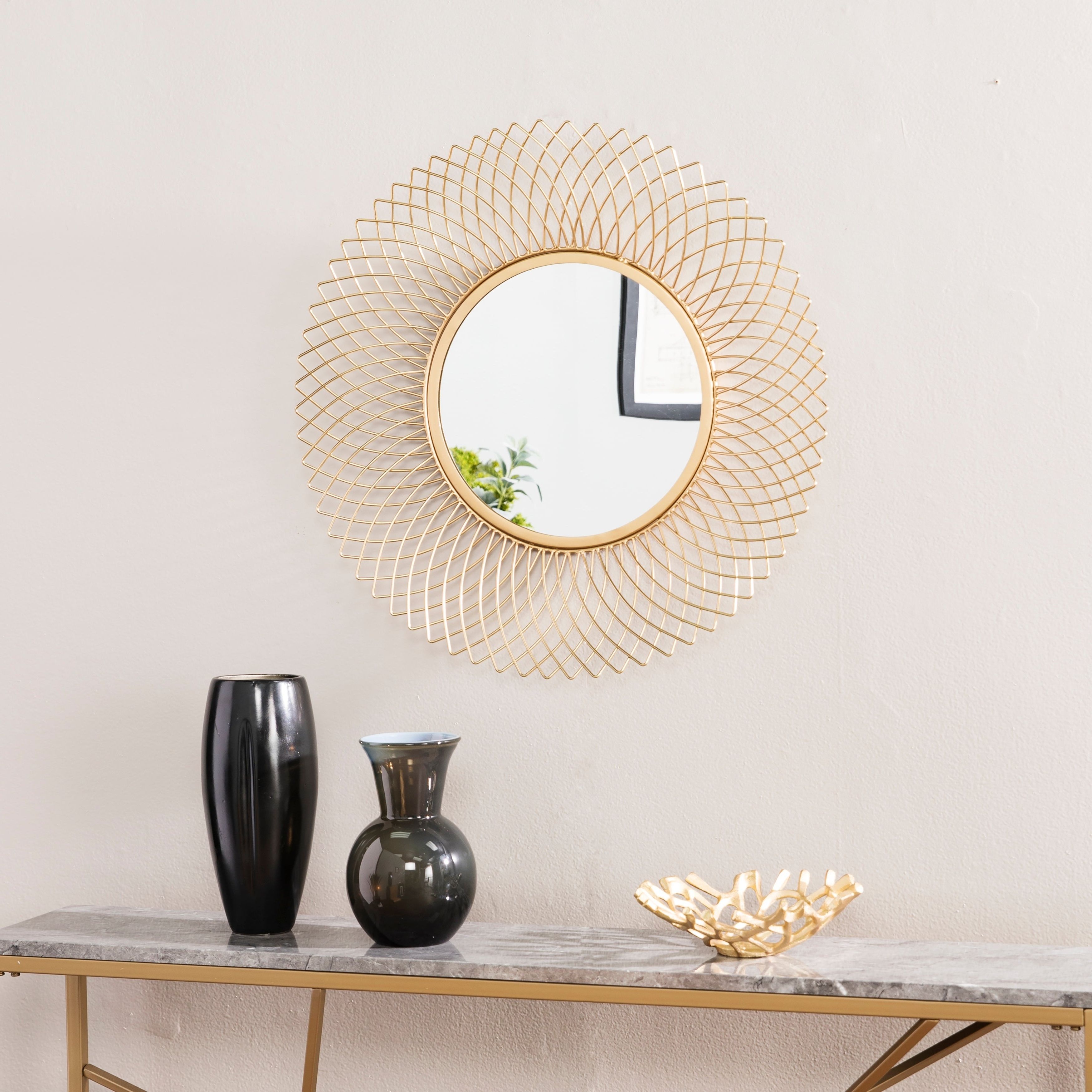 Current Orion Starburst Wall Mirrors Within Round, Transitional Mirrors (View 17 of 20)