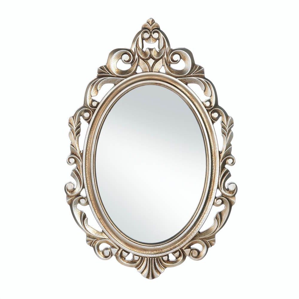 Decorative Wall Mirrors For Bathrooms Throughout Most Recently Released Details About Mirror Wall Art, Framed Oval Small Decorative Wall Mirrors  For Bedroom (View 1 of 20)
