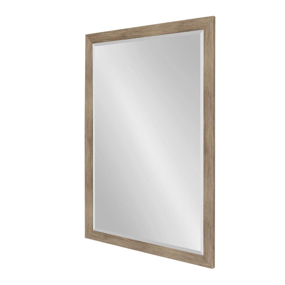 Designovation Beatrice Rectangle Rustic Brown Accent Mirror 212951 Throughout Most Up To Date Rectangle Accent Mirrors (View 17 of 20)